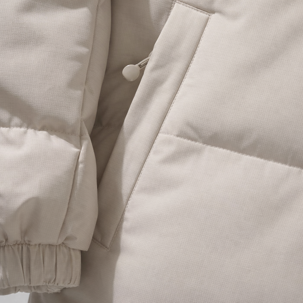 JAQUETA FLEECE PUFFER DUPLA FACE MASCULINA