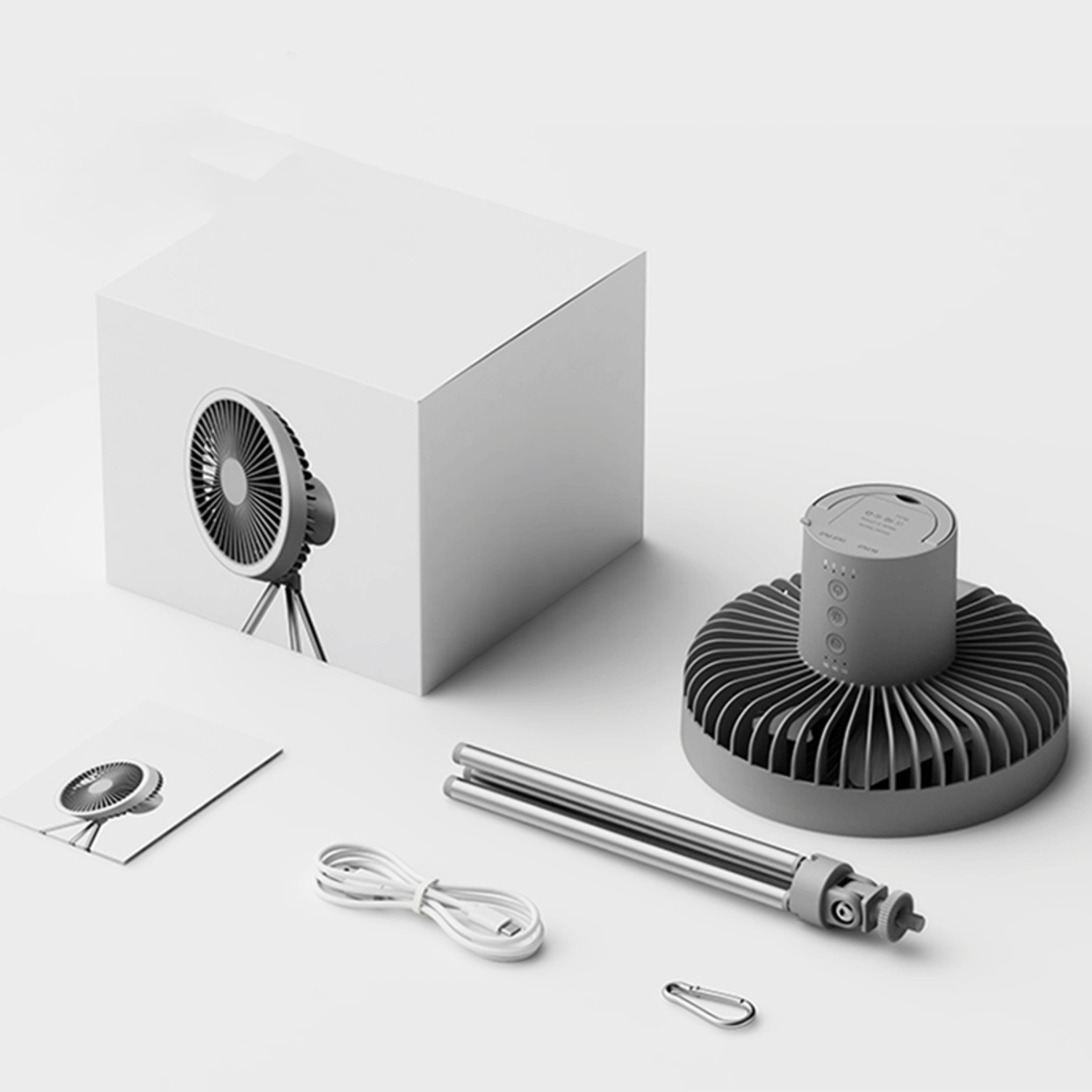 ventilador portátil cordilheira recarregavel 10000mAh