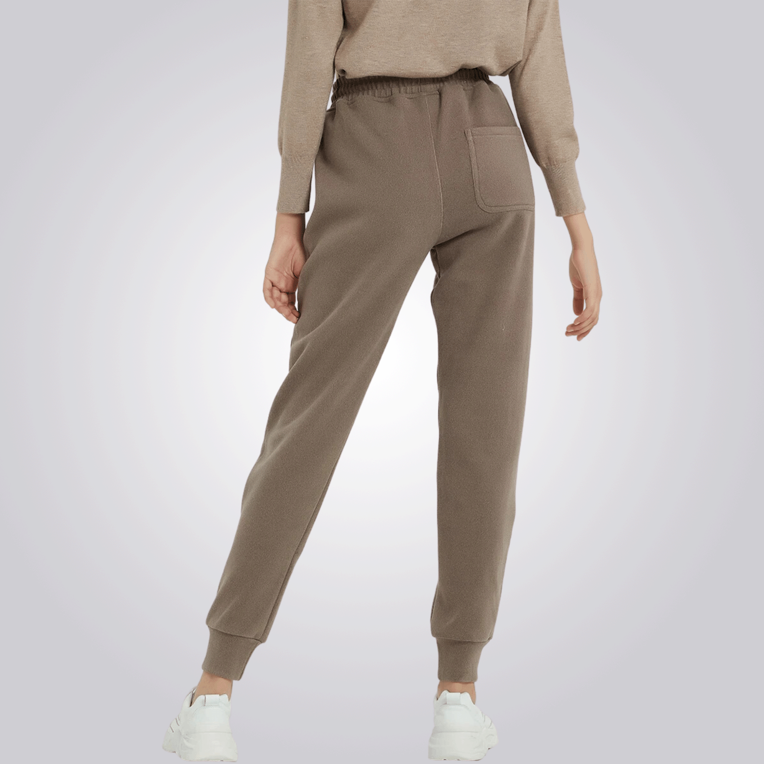 calça de moletom cordilheira marrom feminina