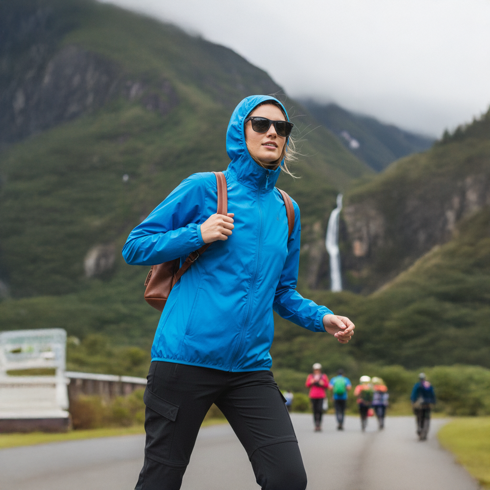 CORTA-VENTO CORDILHEIRA WHISPER IMPERMEÁVEL UV40+ FEMININA