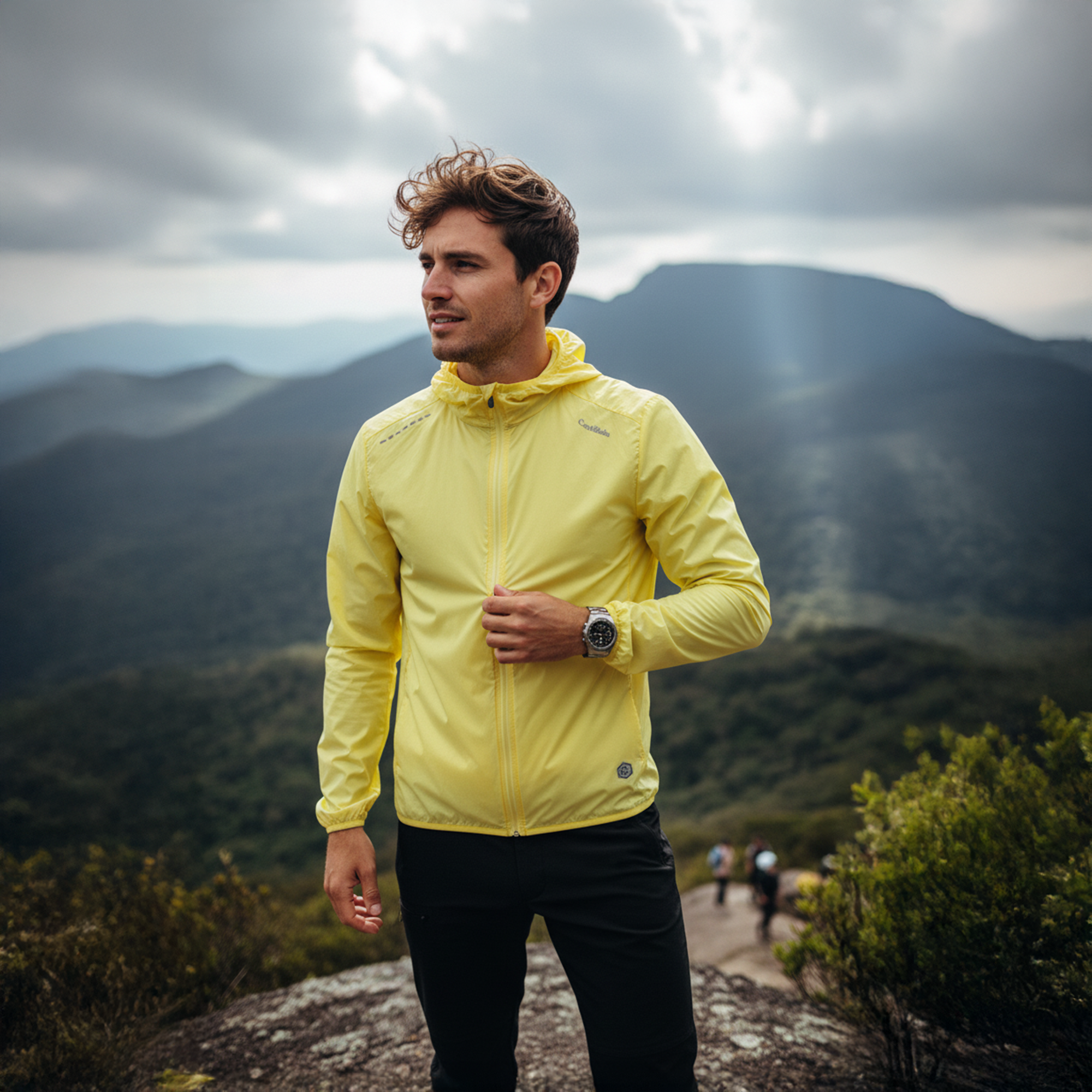 CORTA-VENTO CORDILHEIRA WHISPER IMPERMEÁVEL UV40+ MASCULINA