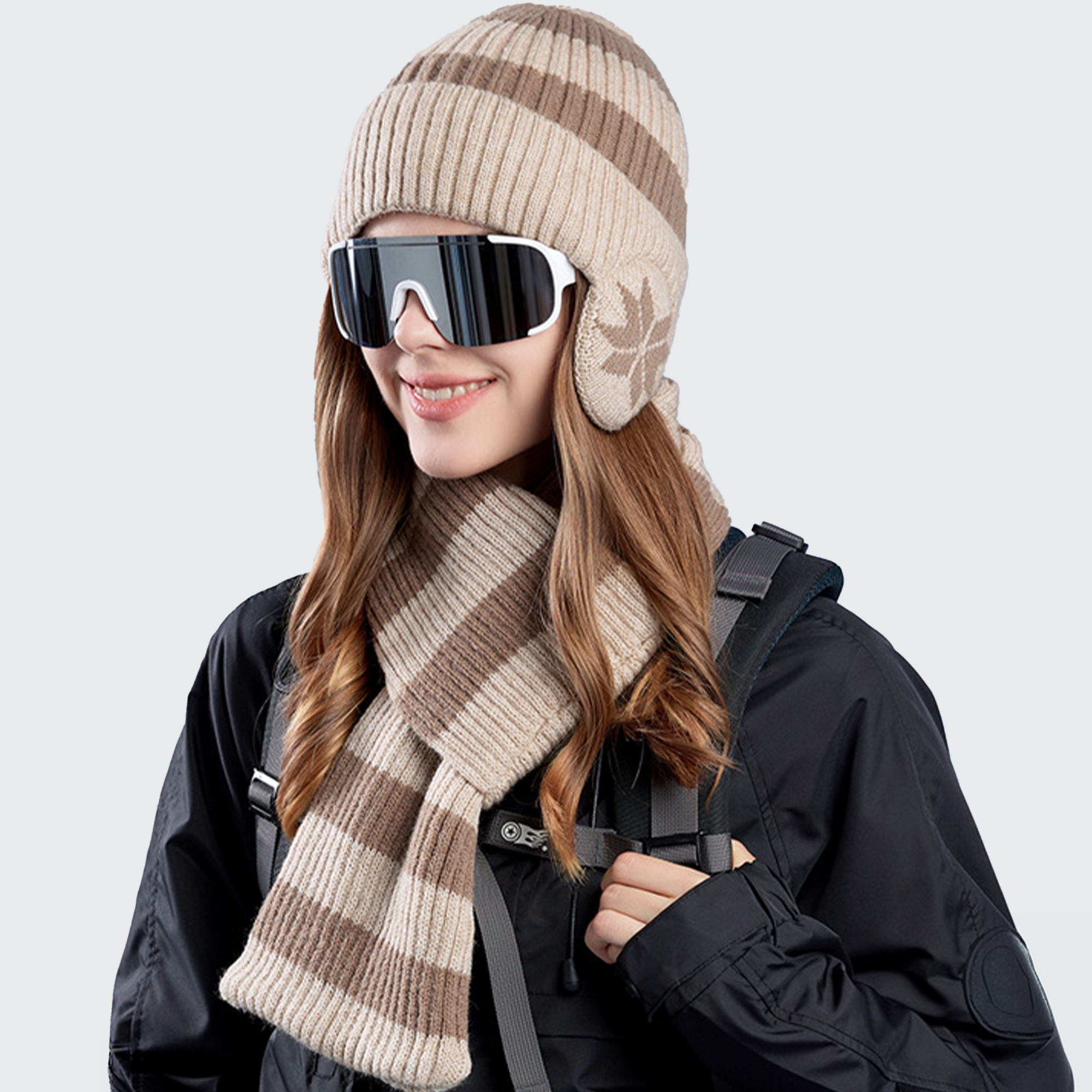 CONJUNTO CORDILHEIRA GORRO & CACHECOL SNOWFLAKE