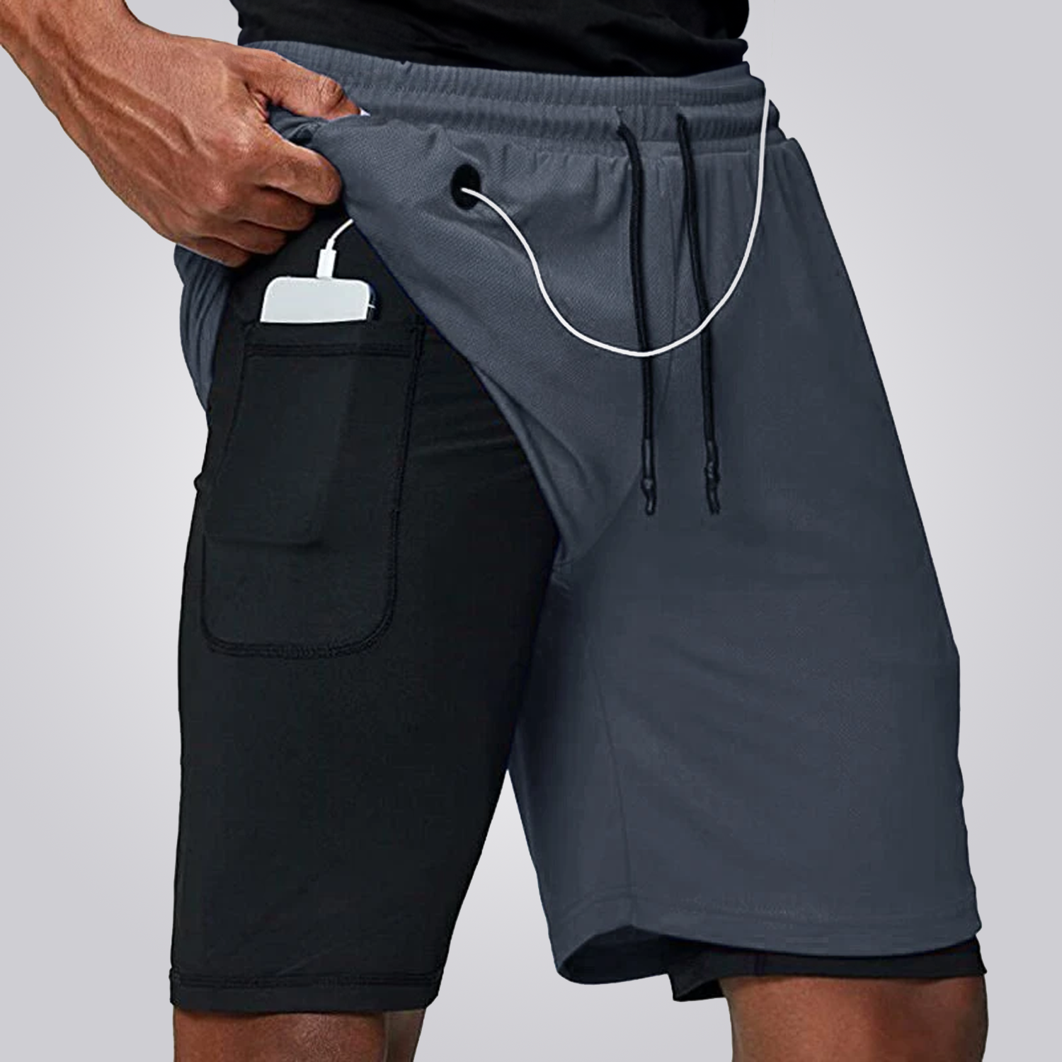 SHORTS CORDILHEIRA® 2 EM 1 AERODRY PERFORMANCE