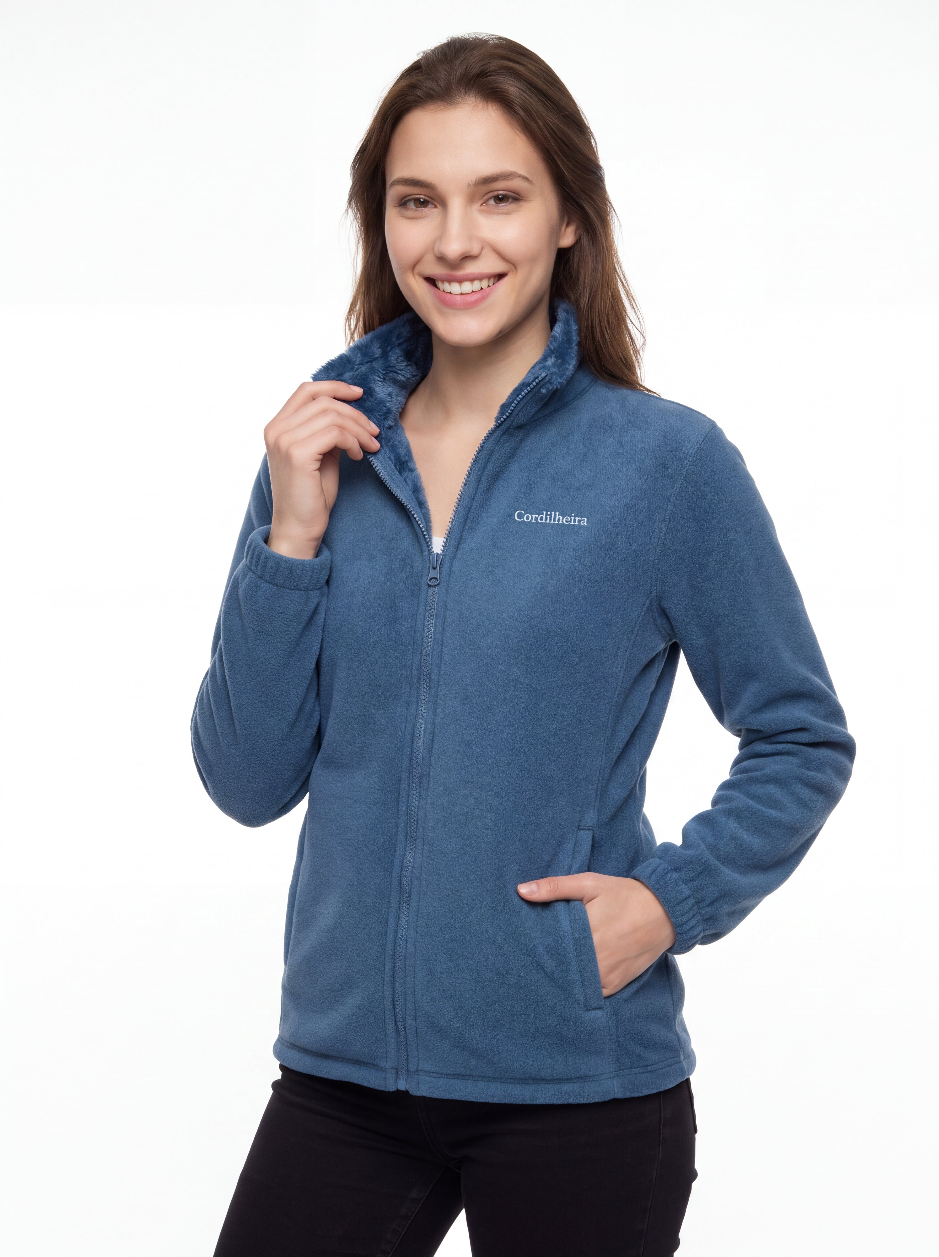 FLEECE CORDILHEIRA COATS FEMININO