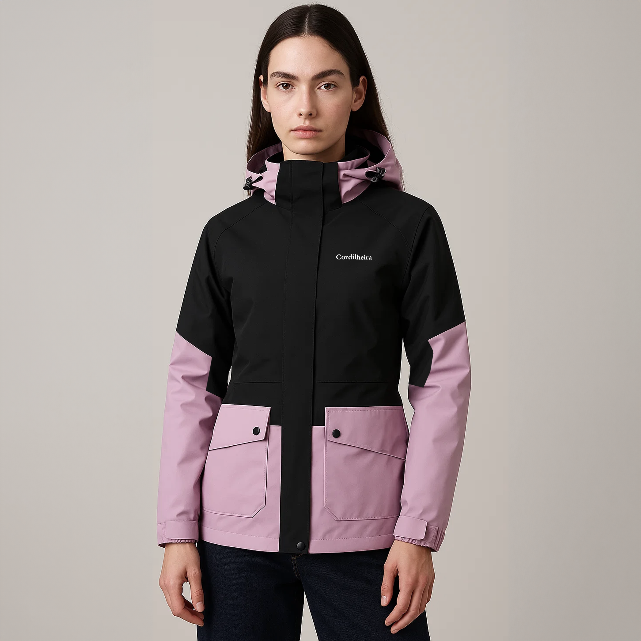 JAQUETA 3 EM 1 CORDILHEIRA CARBON FEMININA