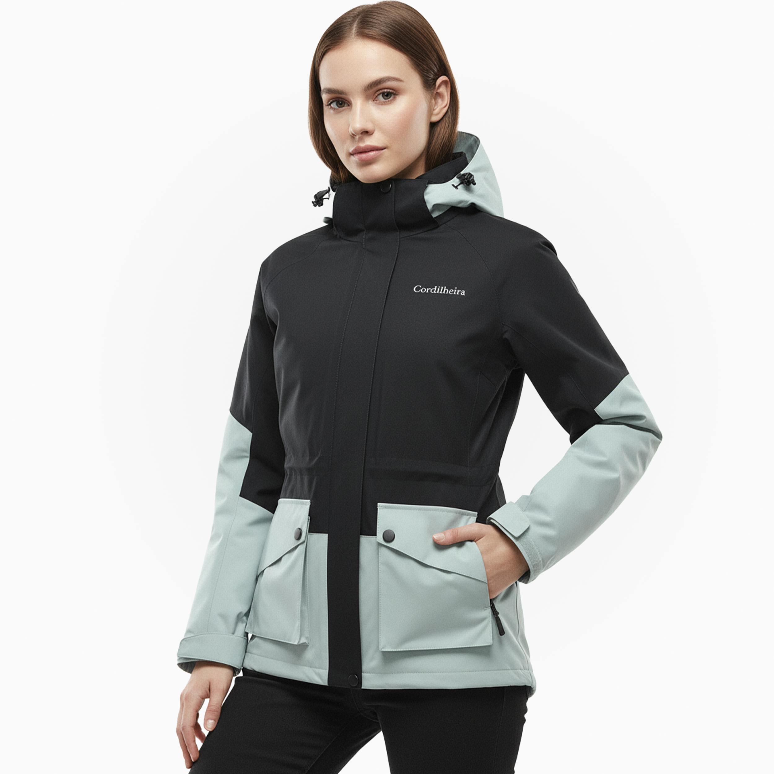 JAQUETA 3 EM 1 CORDILHEIRA CARBON FEMININA