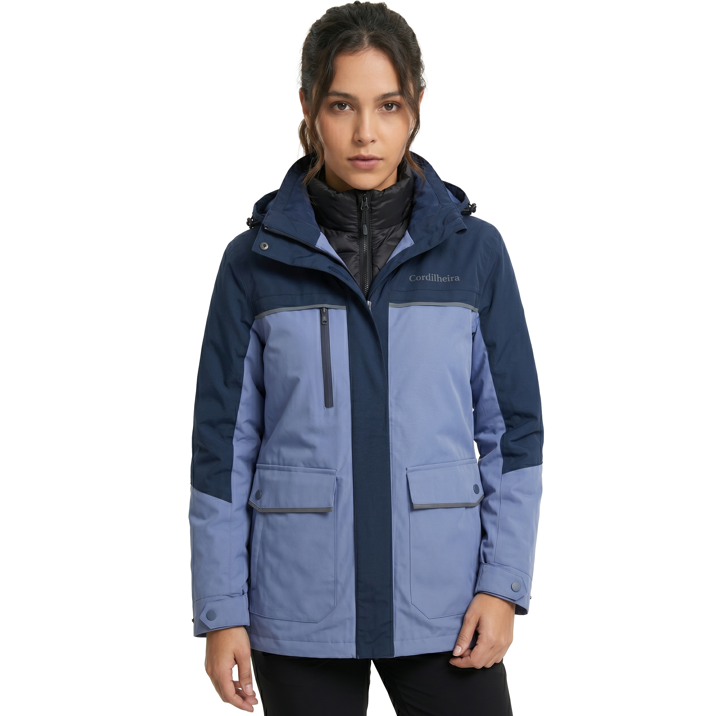 JAQUETA PUFFER 3 EM 1 CORDILHEIRA HYBRID FEMININA