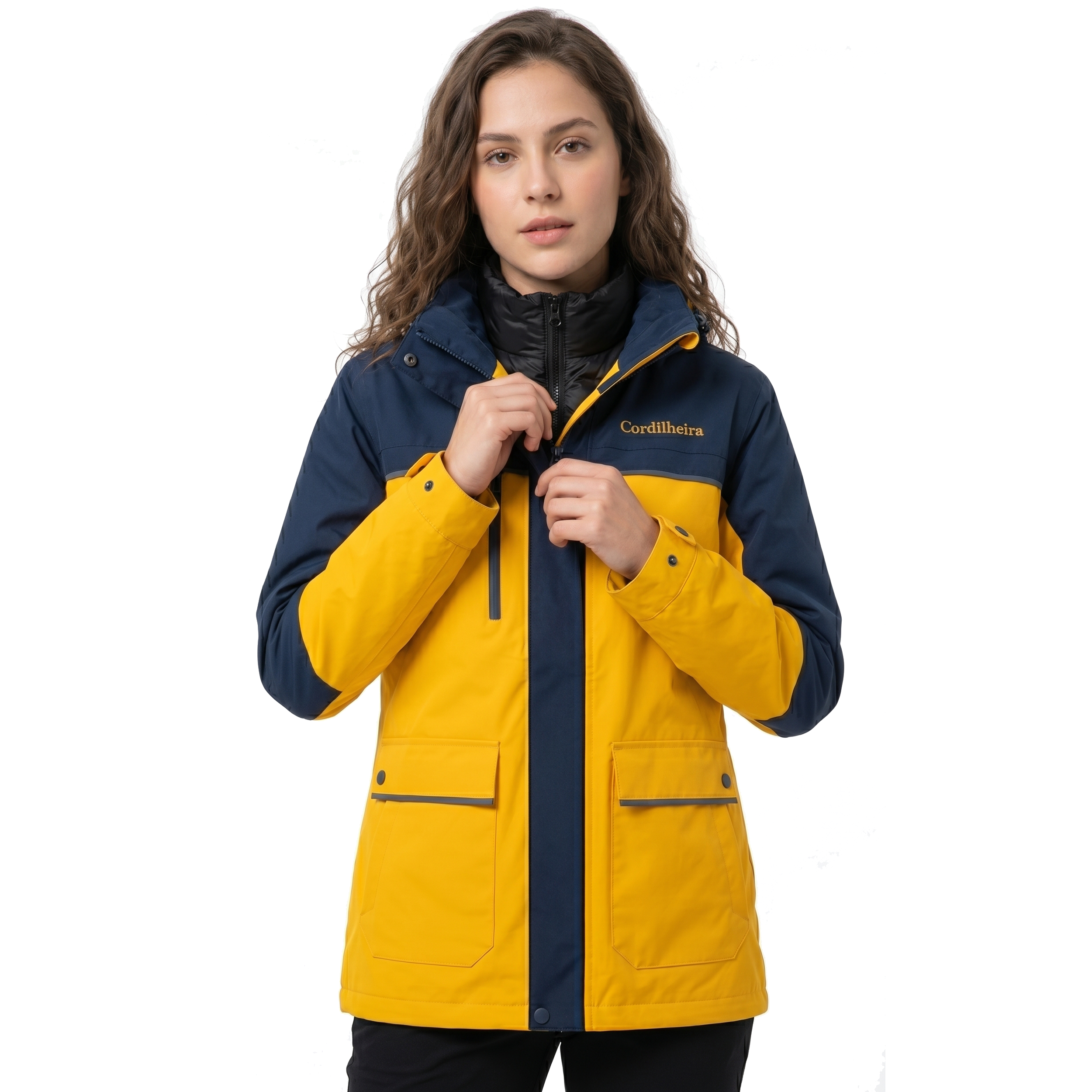 JAQUETA PUFFER 3 EM 1 CORDILHEIRA HYBRID FEMININA