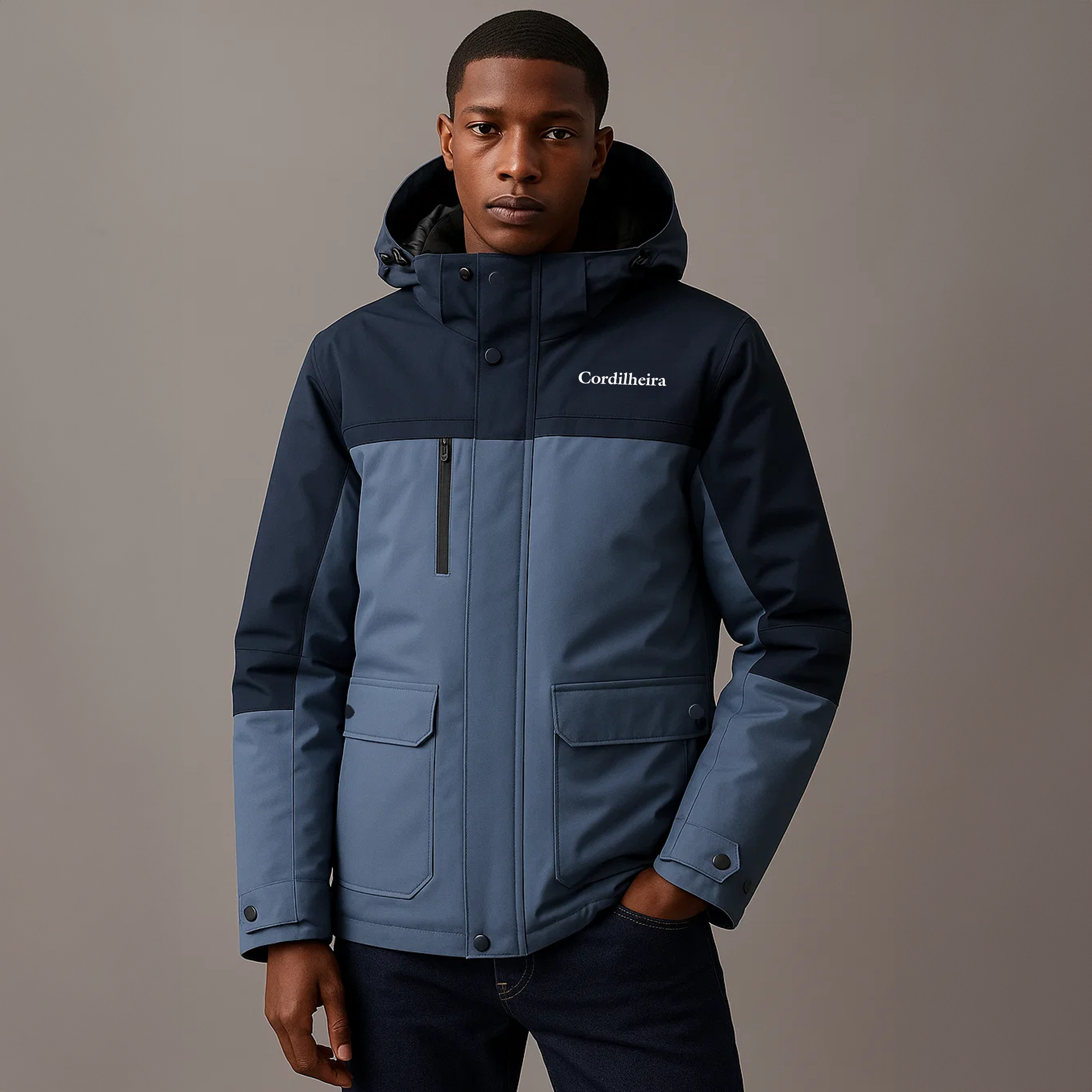 JAQUETA PUFFER 3 EM 1 CORDILHEIRA HYBRID MASCULINA