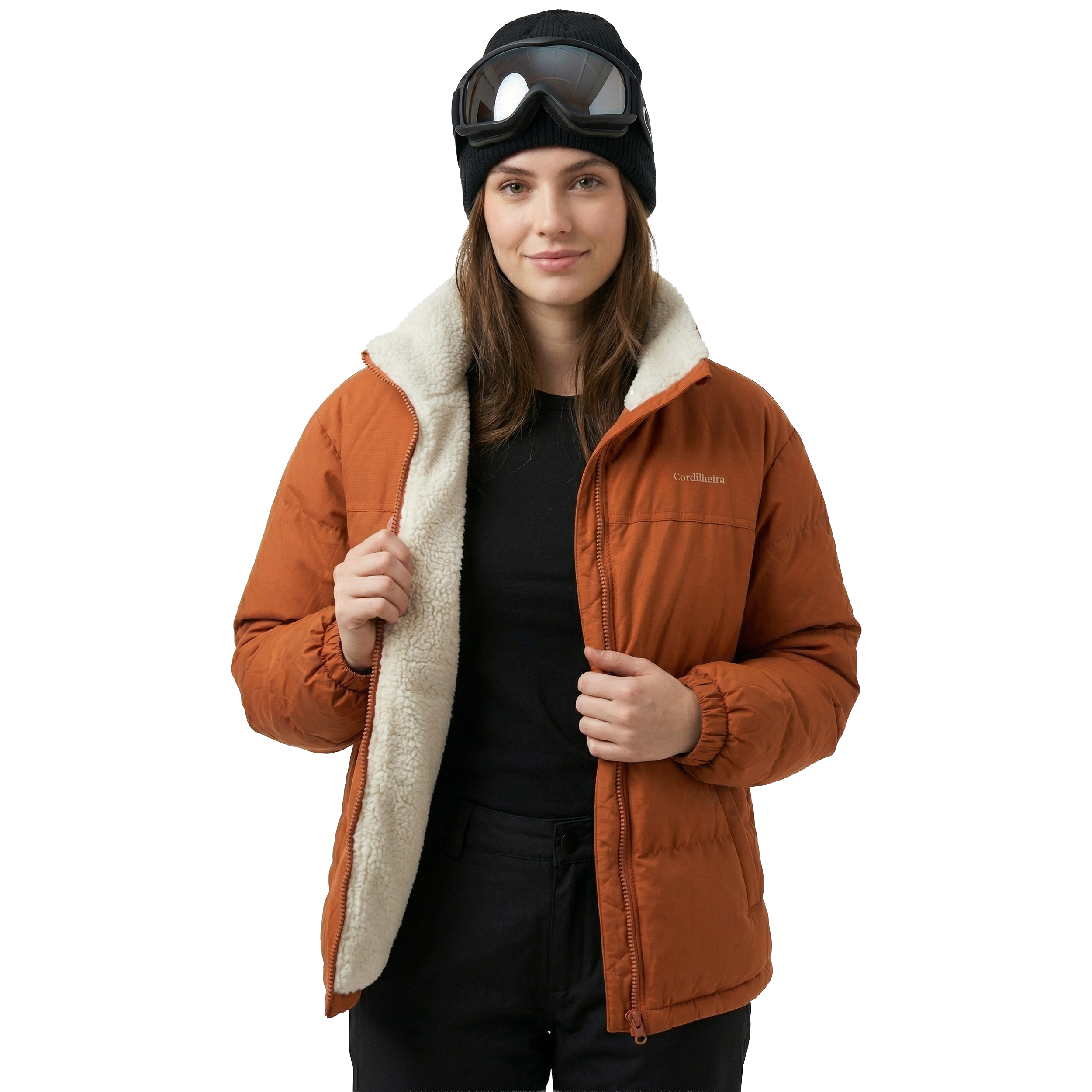 JAQUETA PUFFER FROSTLAYER DUPLA FACE FEMININA