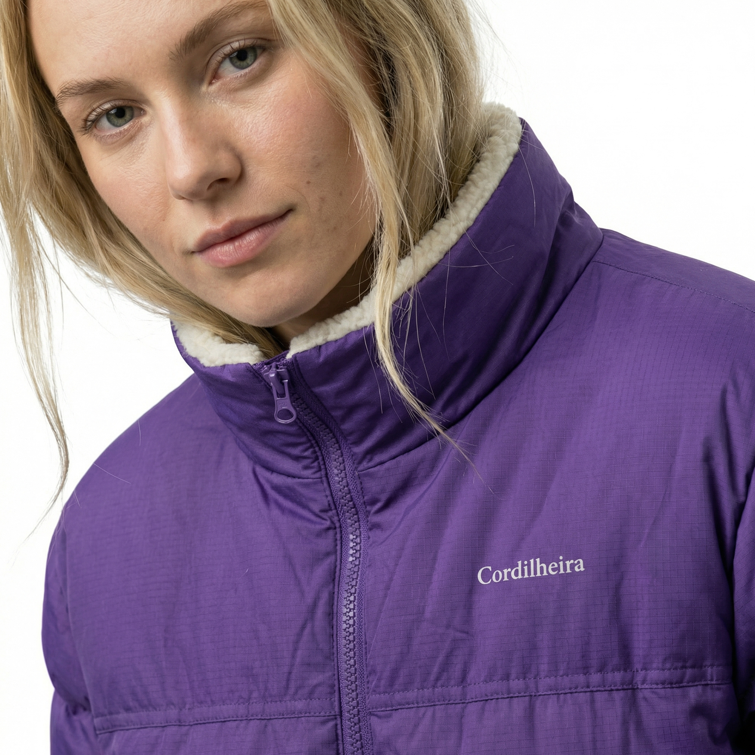 JAQUETA PUFFER FROSTLAYER DUPLA FACE FEMININA