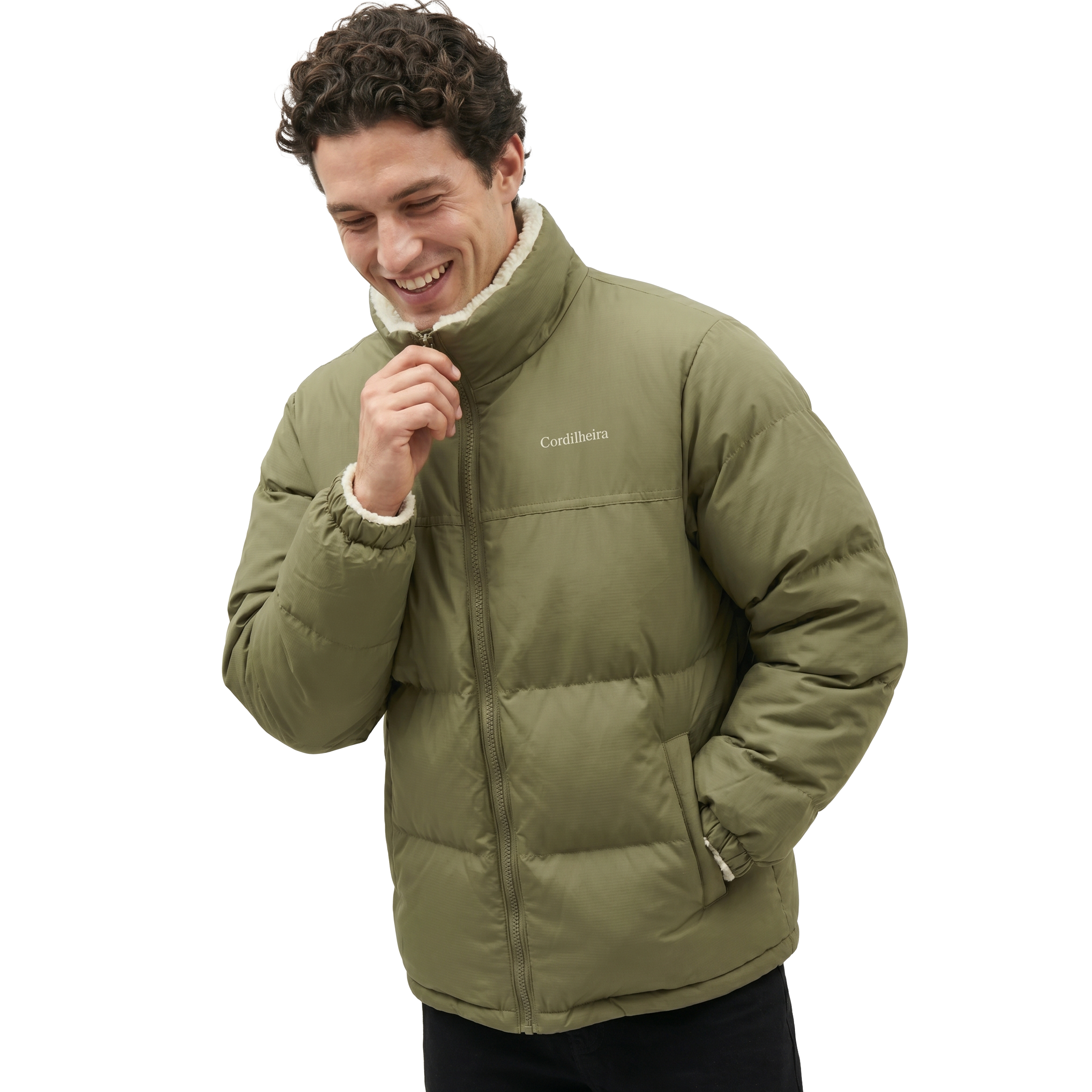 JAQUETA PUFFER FROSTLAYER DUPLA FACE MASCULINA