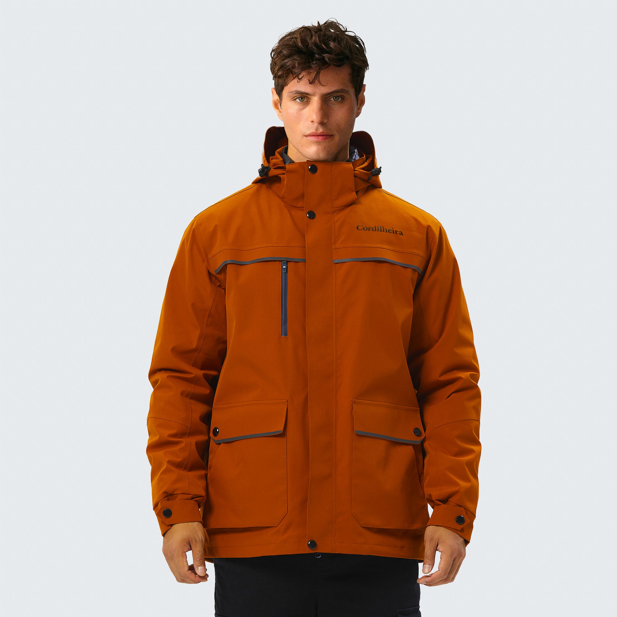JAQUETA PUFFER 3 EM 1 CORDILHEIRA HYBRID MASCULINA
