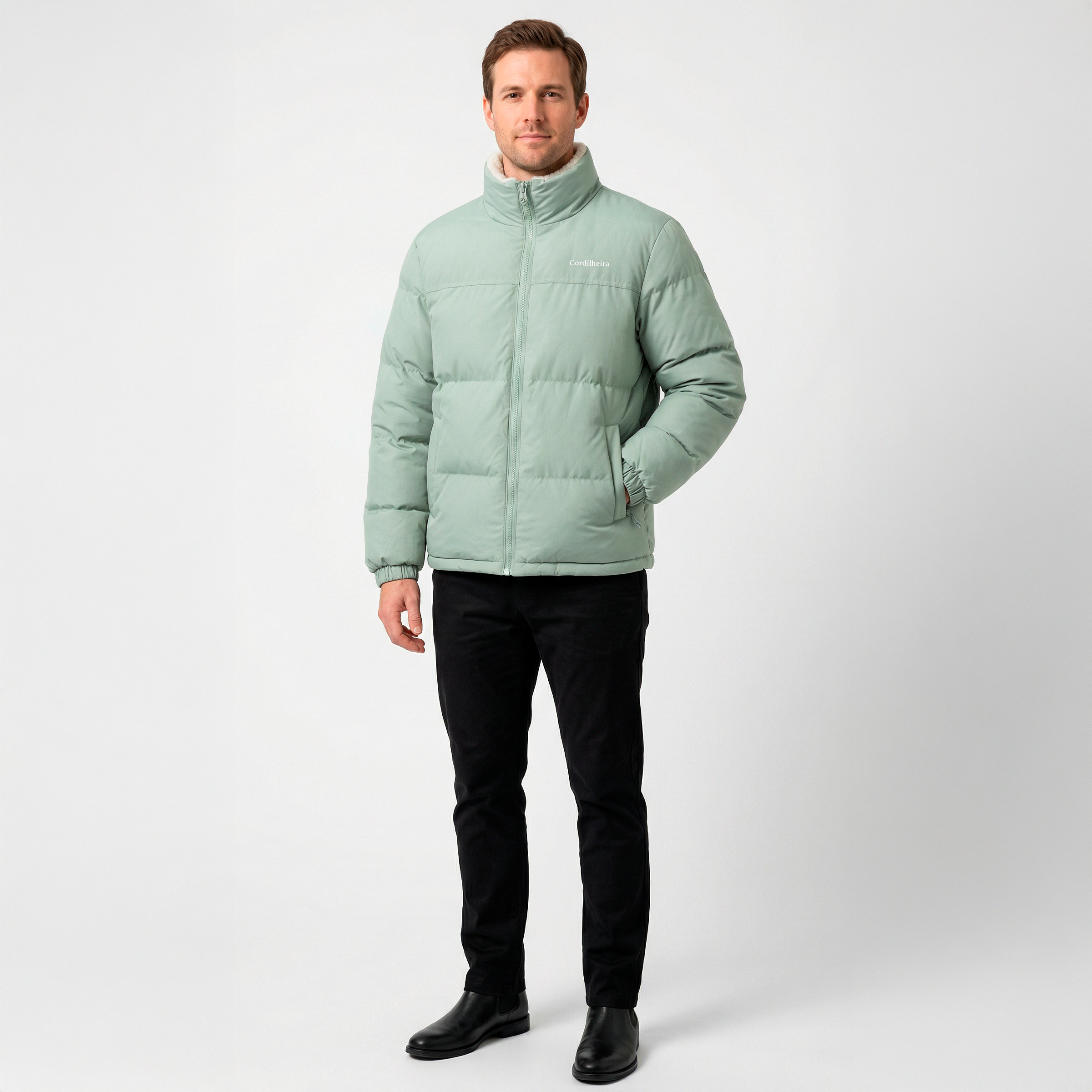 JAQUETA PUFFER FROSTLAYER DUPLA FACE MASCULINA