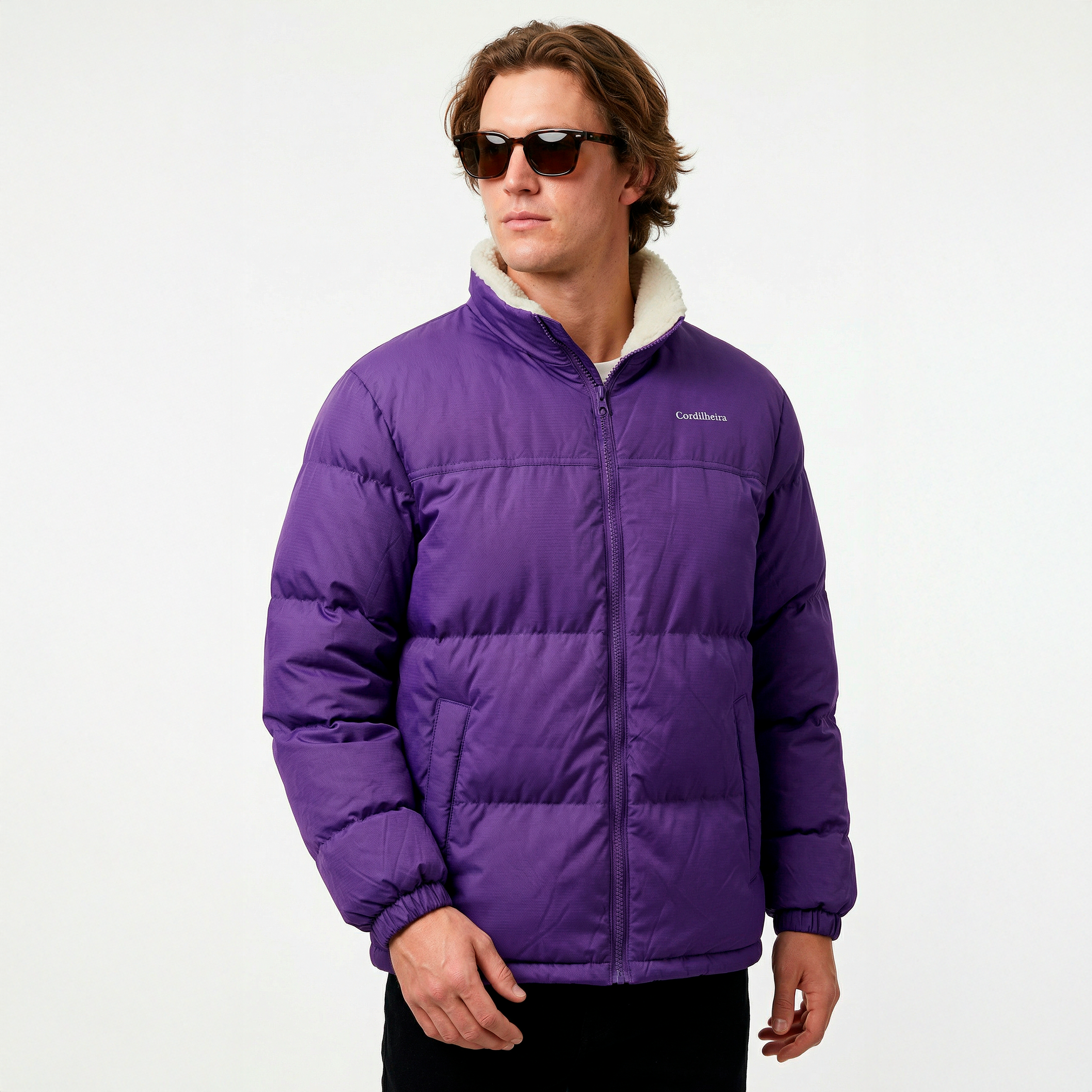 JAQUETA PUFFER FROSTLAYER DUPLA FACE MASCULINA