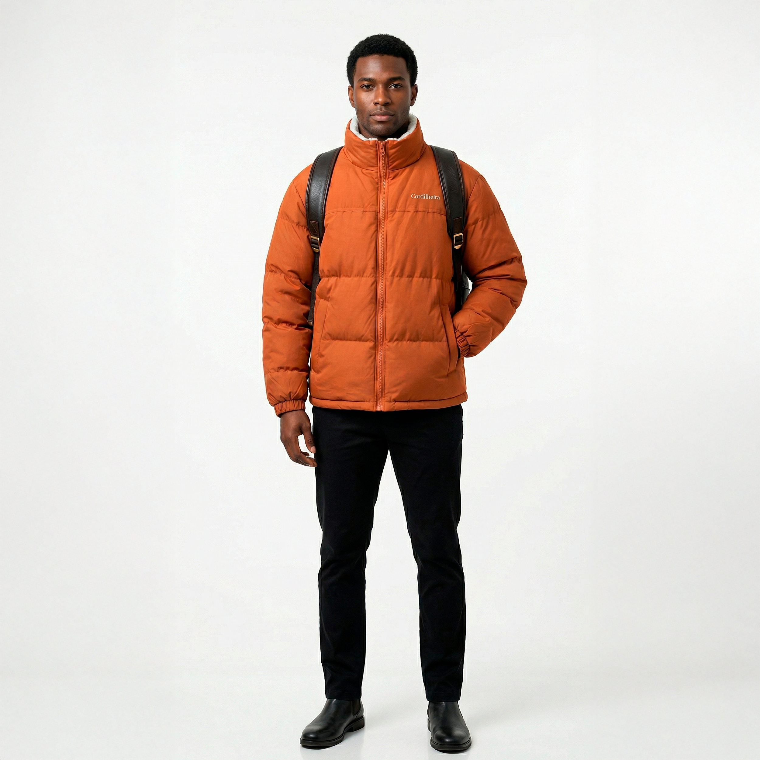 JAQUETA PUFFER FROSTLAYER DUPLA FACE MASCULINA