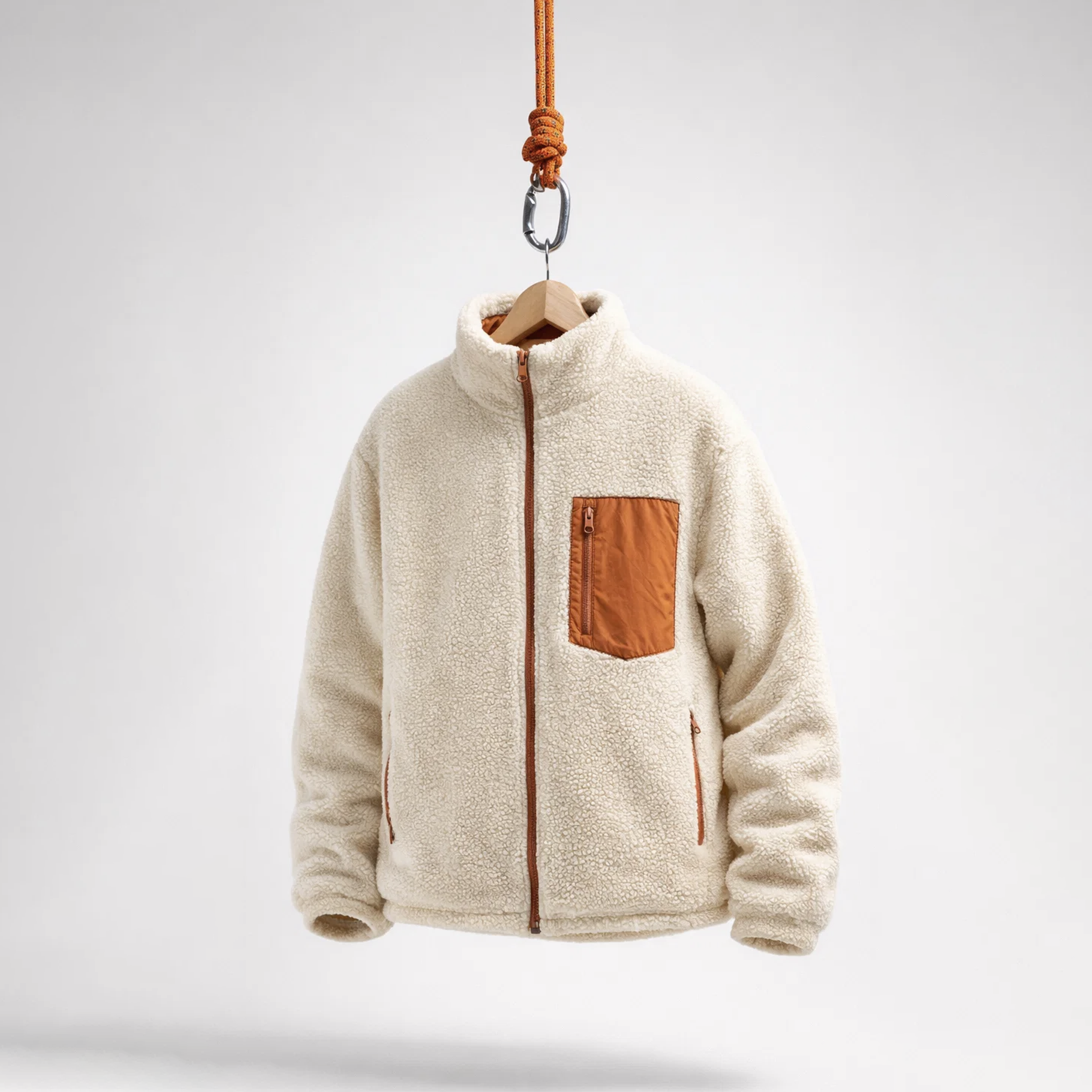 JAQUETA FLEECE PUFFER DUPLA FACE FEMININA