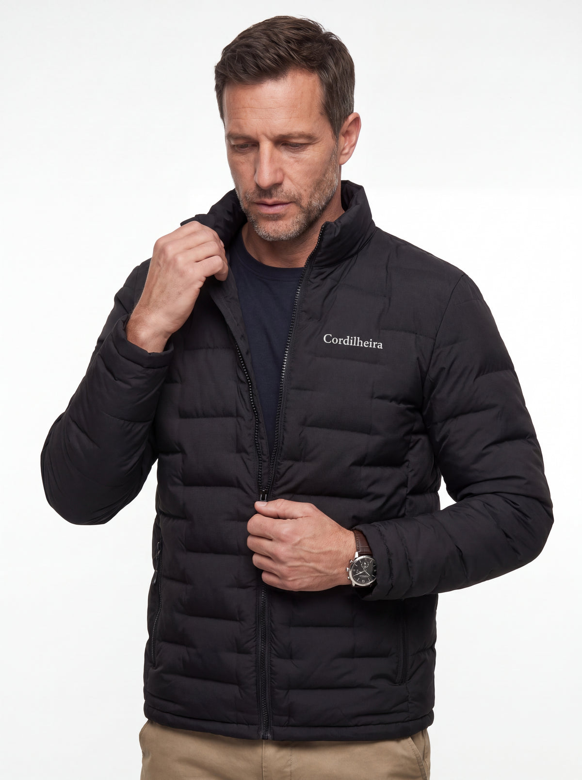 JAQUETA PUFFER CORDILHEIRA ON THE CITY MASCULINA