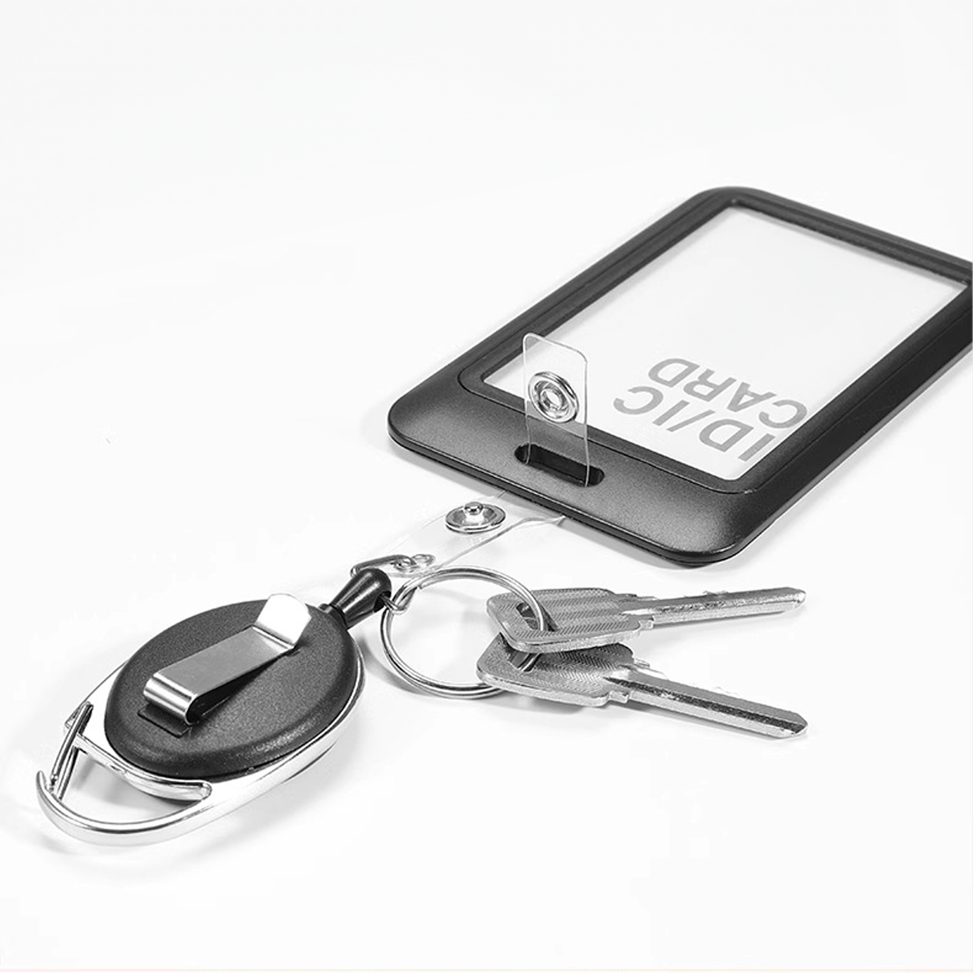 PORTA PASS DE SKI CORDILHEIRA C/ CLIP RETRÁTIL