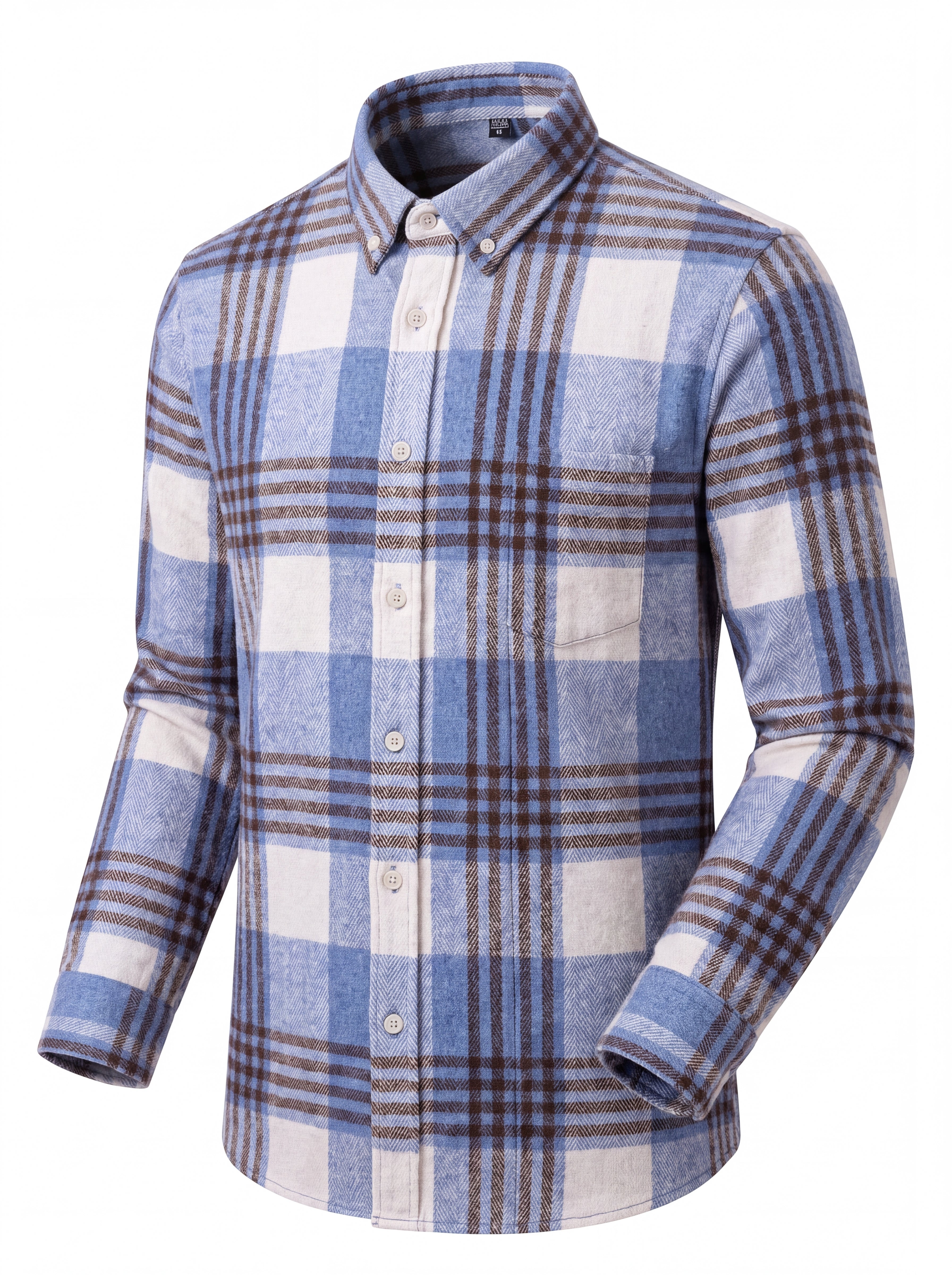 CAMISA CORDILHEIRA WOODSMAN ALGODÃO DUPLO ESCOVADO