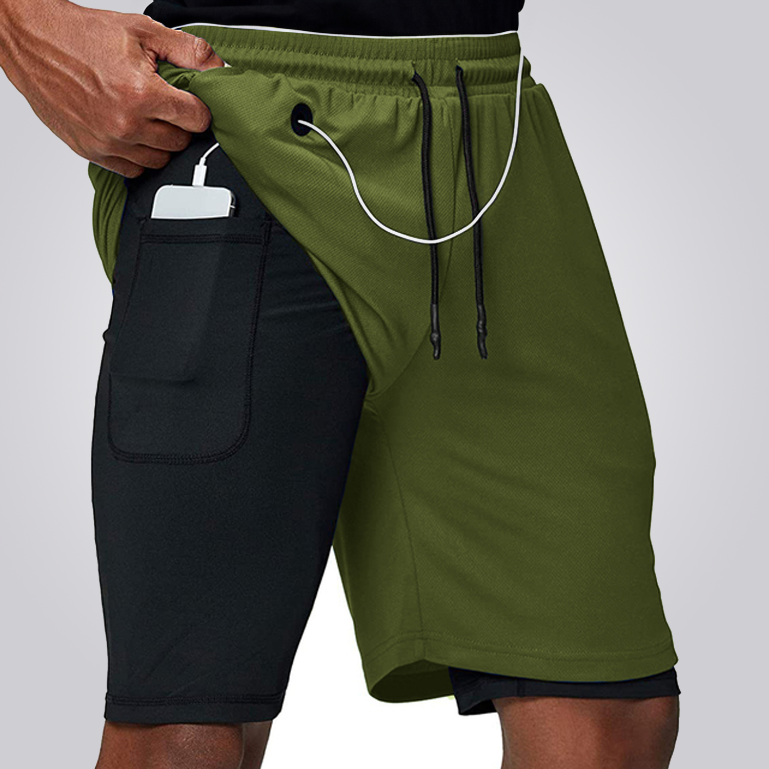 SHORTS CORDILHEIRA® 2 EM 1 AERODRY PERFORMANCE