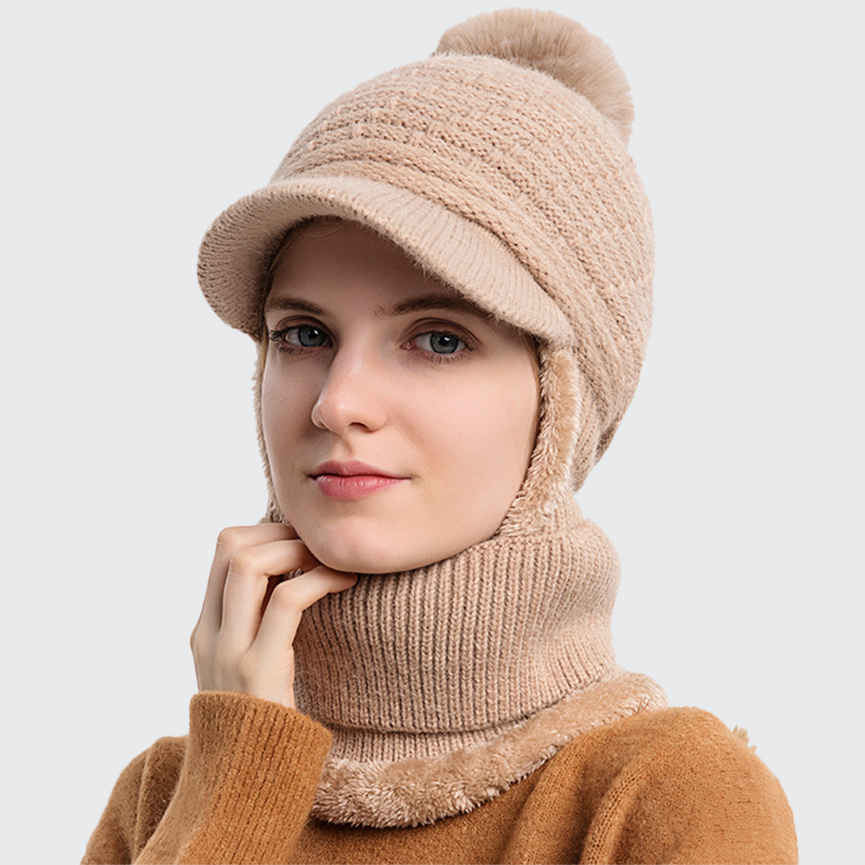 GORRO/CACHECOL CORDILHEIRA TRICOT FEMININO