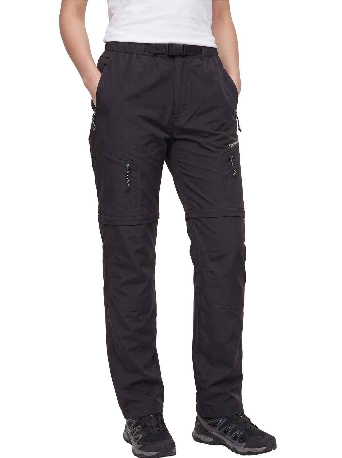 Calça 2 em 1 Cordilheira Canopy Feminina em destaque, Roupa da Marca Cordilheira com Boa resistência, qualidade e proteção Confiável para trilhas e esportes ao ar livre.