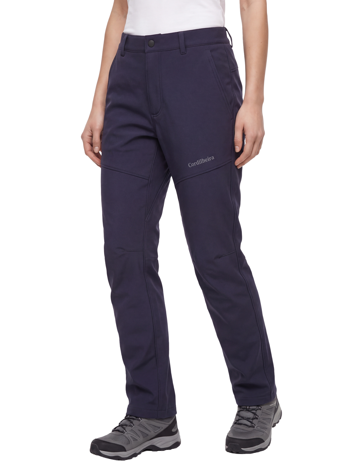 Capa da Calça Cordilheira Hiking Impermeável Feminina, Roupa da Marca Cordilheira com Boa qualidade, resistência e proteção impermeável Confiável para hiking, trekking e uso outdoor.