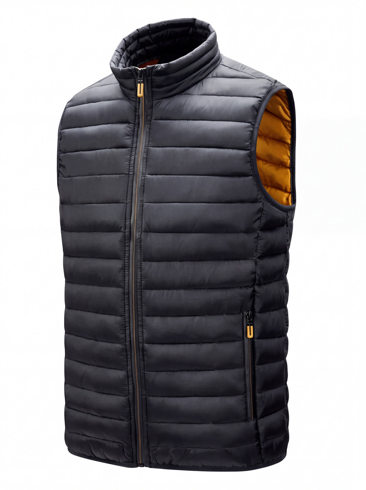 Colete Cordilheira Puffer Masculino em pose de produto, Roupa da Marca Cordilheira com Boa qualidade, resistência e acabamento Confiável com proposta premium.