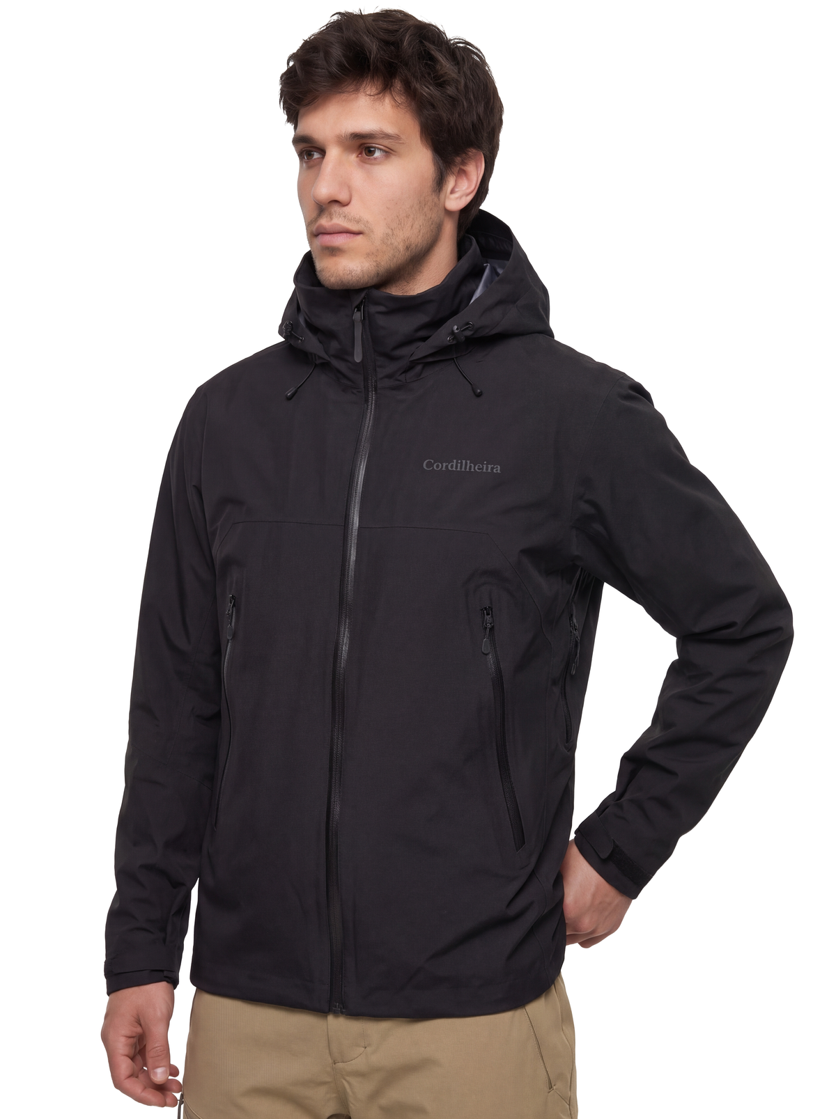 Capa da Jaqueta Anorak Cordilheira Heavy Storm Masculina, Roupa da Marca Cordilheira com Boa resistência, qualidade e proteção impermeável Confiável para neve, frio e trekking.