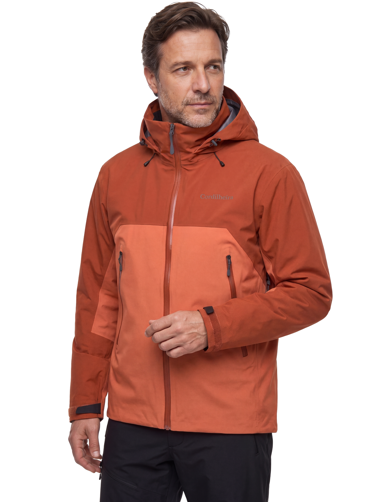 Jaqueta Anorak Cordilheira Heavy Storm Masculina em destaque, Roupa da Marca Cordilheira com Boa qualidade, resistência e proteção impermeável Confiável para trilhas e frio.