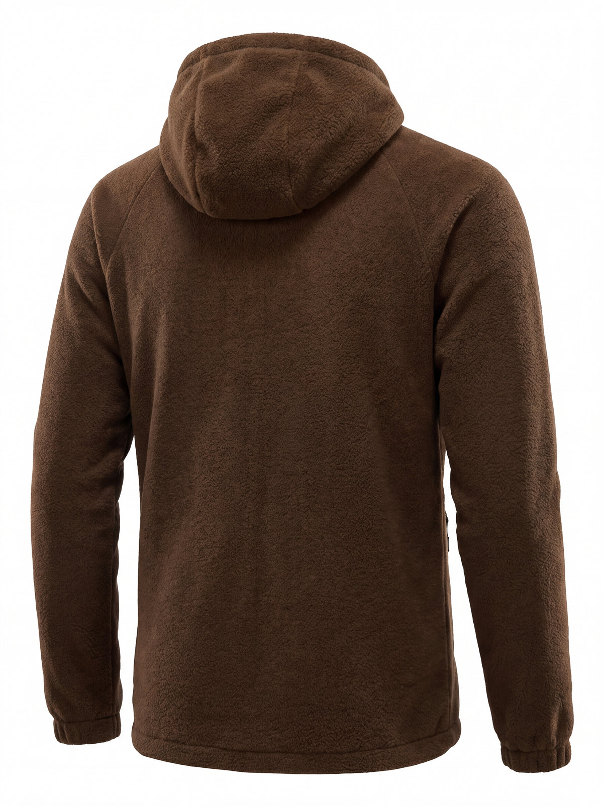 Jaqueta Cordilheira Fleece Hooded Masculina em pose de produto, Roupa da Marca Cordilheira com Boa resistência, qualidade e acabamento Confiável para frio e trekking.