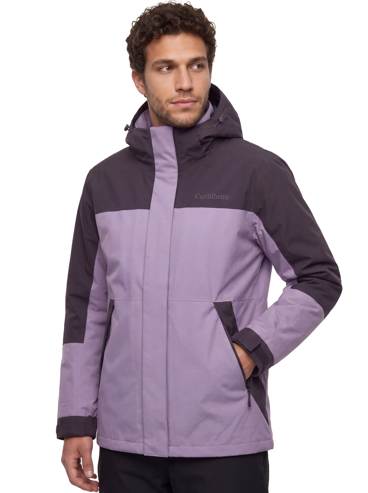 Imagem de capa da Jaqueta 3 em 1 Cordilheira Skiway Masculina, Roupa da Marca Cordilheira com Boa impermeabilidade, resistência e proteção Confiável para neve e esportes de inverno.