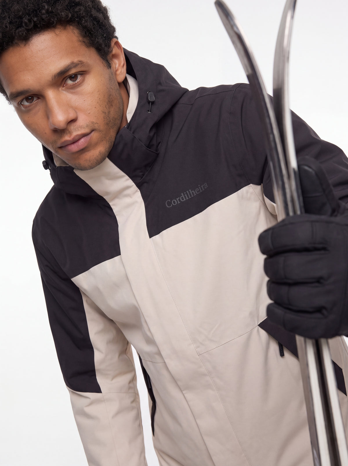 Editorial de ski com Jaqueta 3 em 1 Cordilheira Skiway Masculina, Roupa da Marca Cordilheira com Boa qualidade, resistência e proteção impermeável Confiável para esportes na neve.