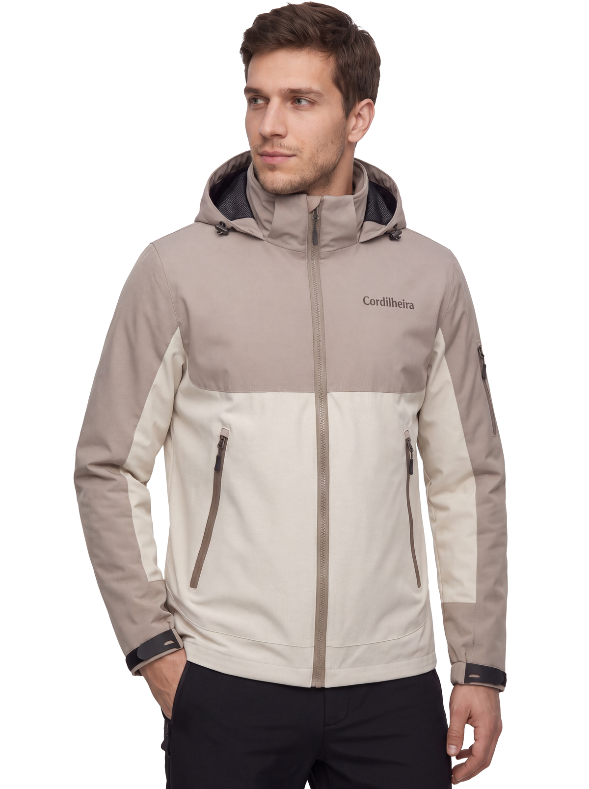 Capa da Jaqueta Cordilheira Strategy Masculina Impermeável, Roupa da Marca Cordilheira com Boa resistência, qualidade e proteção Confiável para trilhas e atividades ao ar livre.