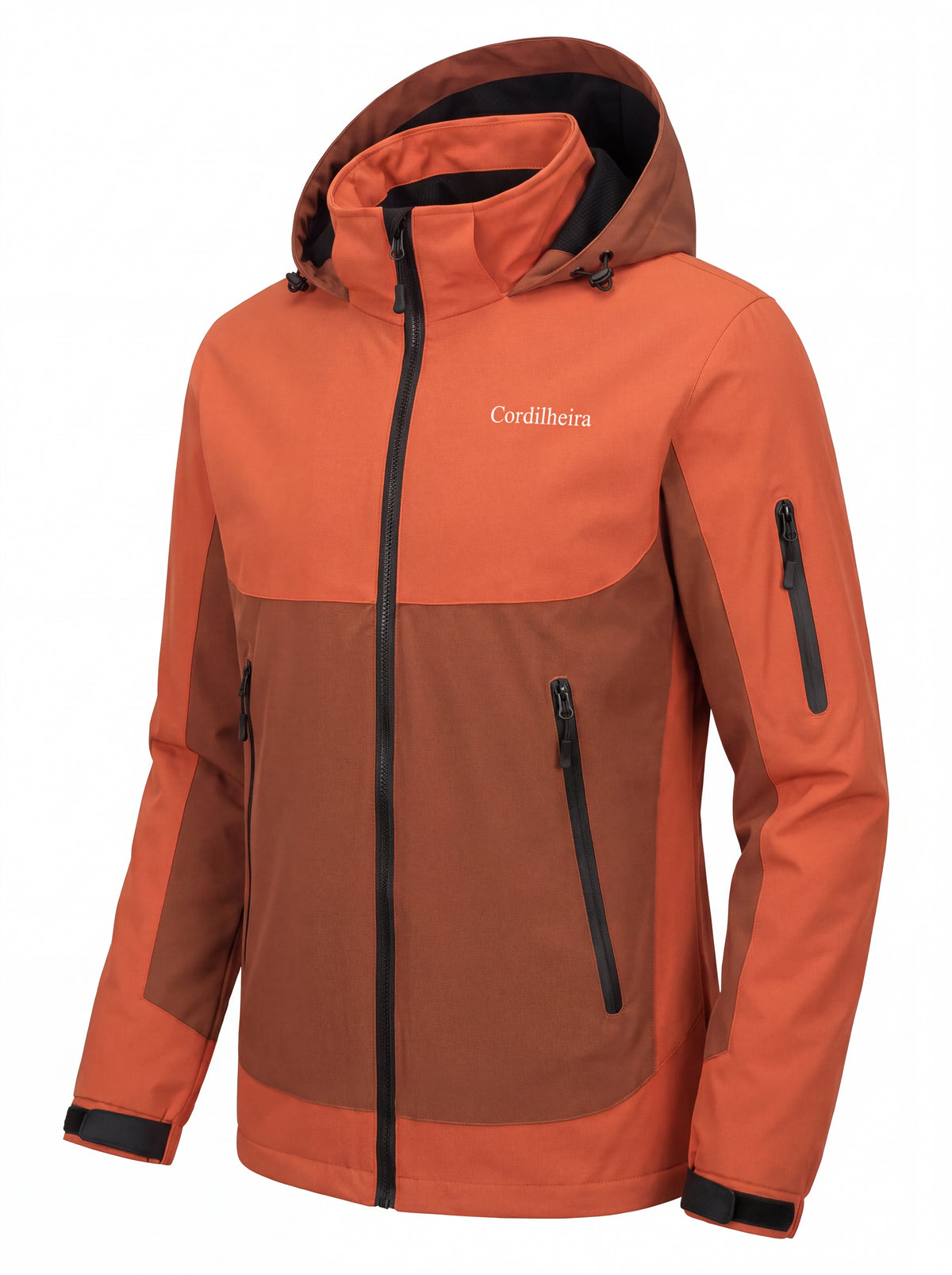 Jaqueta Cordilheira Strategy Masculina Impermeável com logo em destaque e foco na modelagem, Roupa da Marca Cordilheira com Boa qualidade e resistência Confiável para uso outdoor.