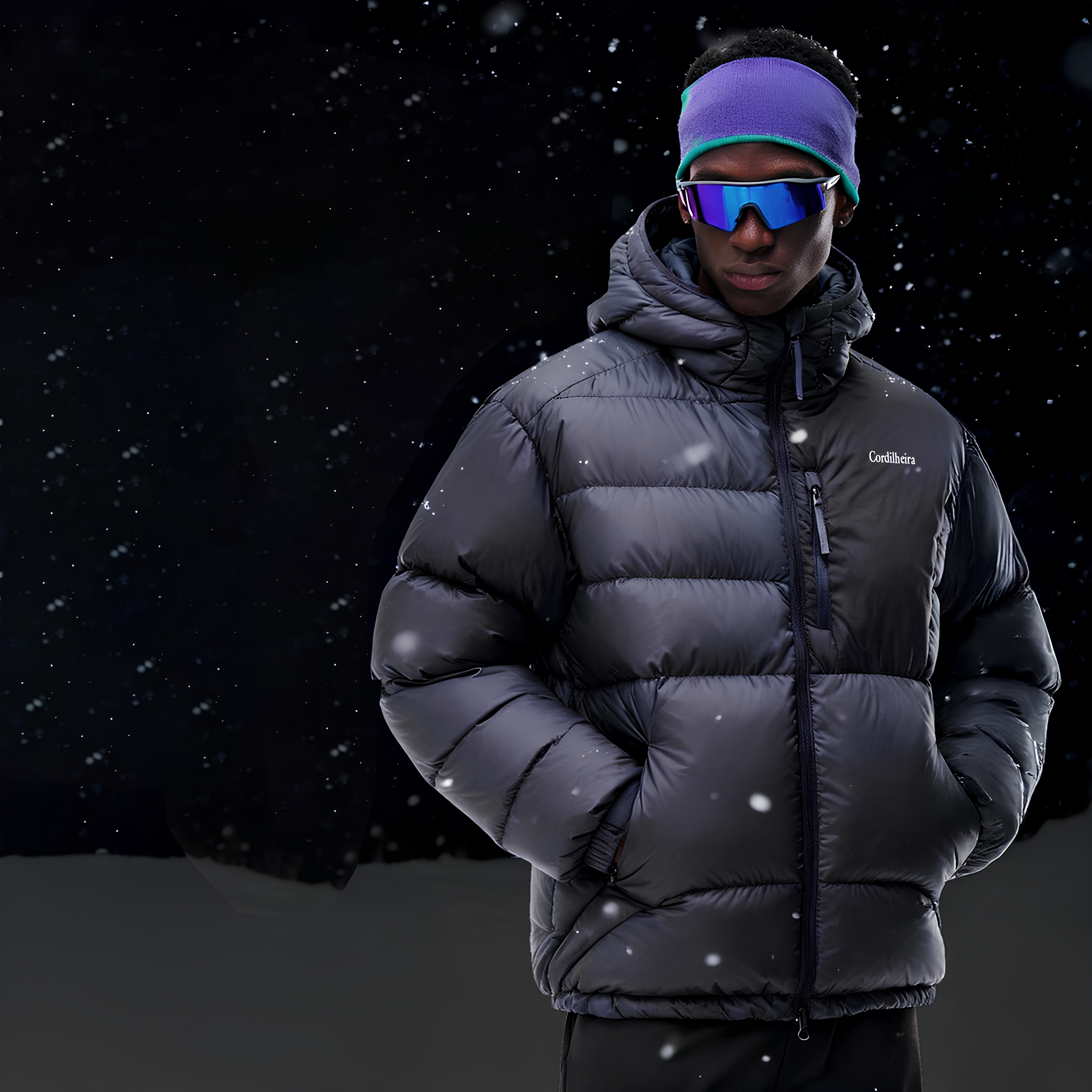 JAQUETA PUFFER CORDILHEIRA CUSHIONS MASCULINA
