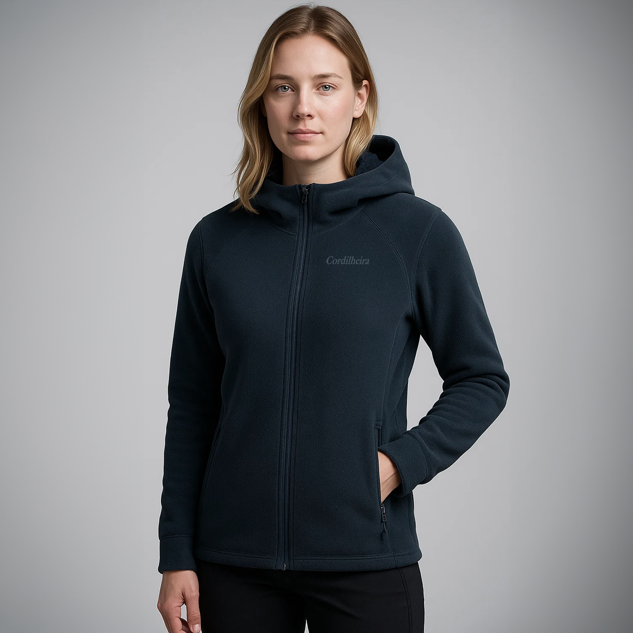 JAQUETA CORDILHEIRA FLEECE HOODED FEMININA