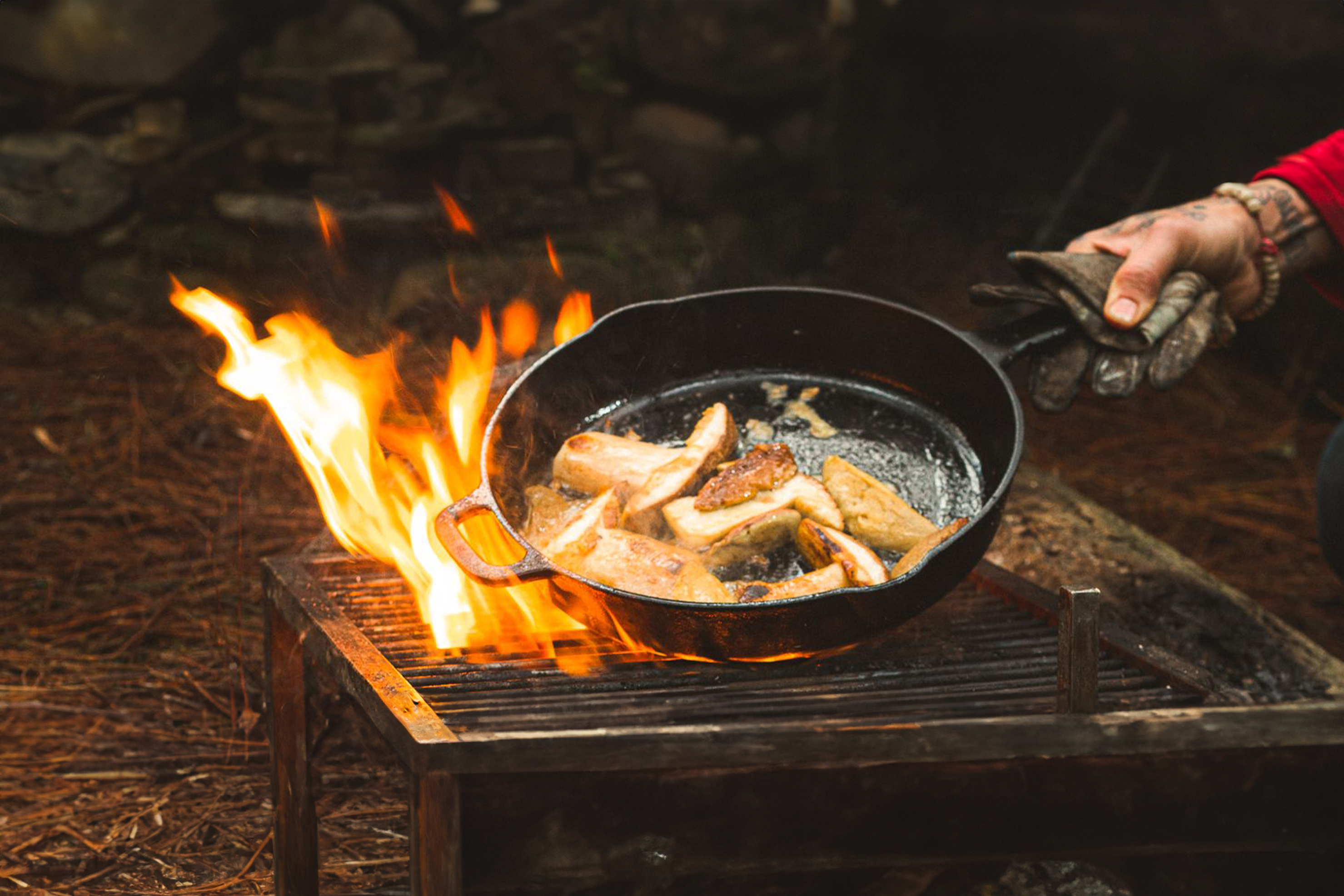 Receitas práticas para refeições em acampamentos