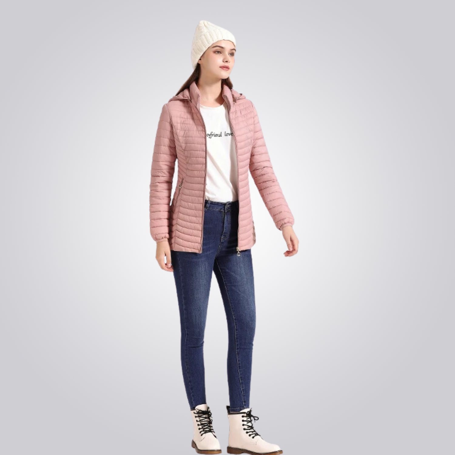 JAQUETA CORDILHEIRA LONG PUFFER FEMININA