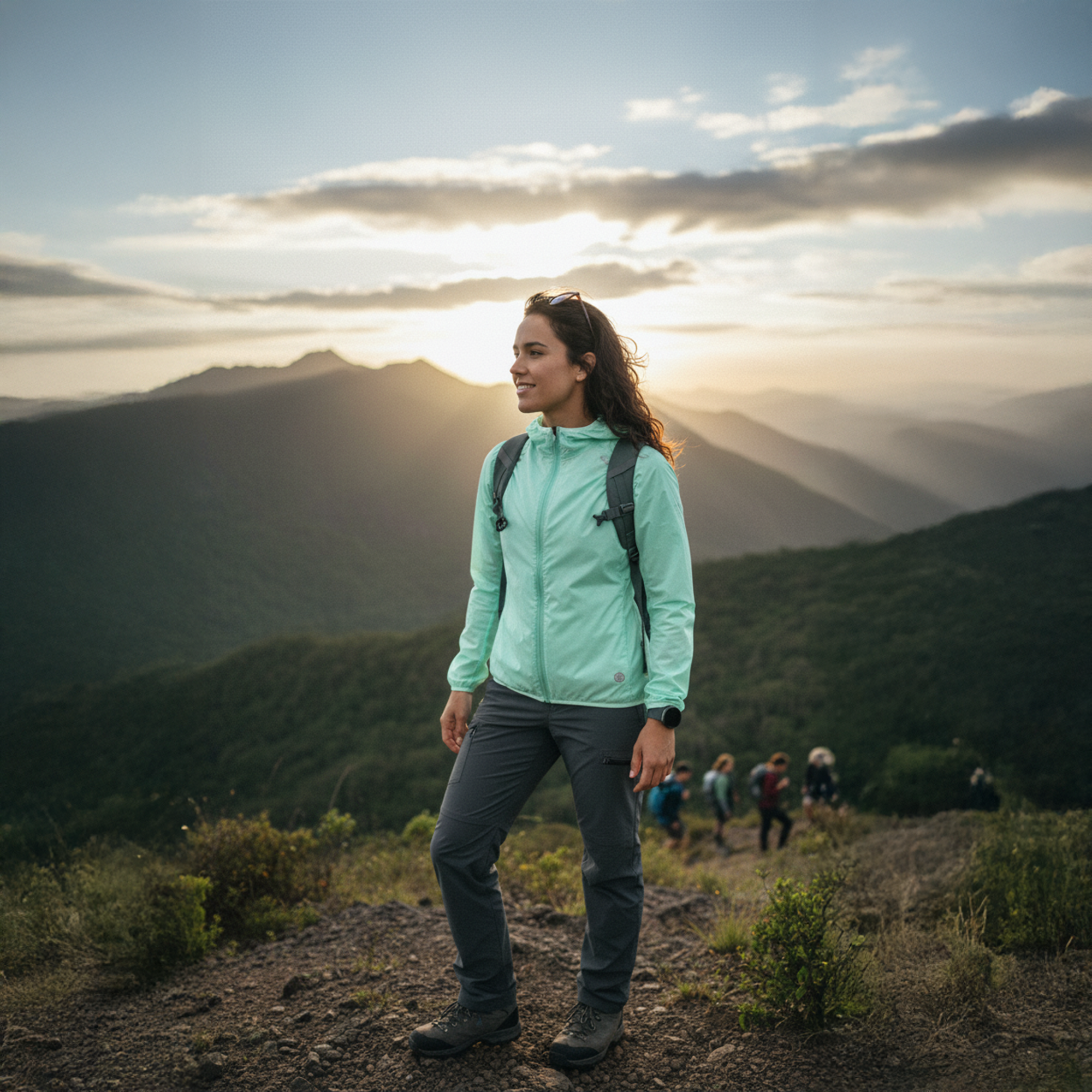 CORTA-VENTO CORDILHEIRA WHISPER IMPERMEÁVEL UV40+ FEMININA