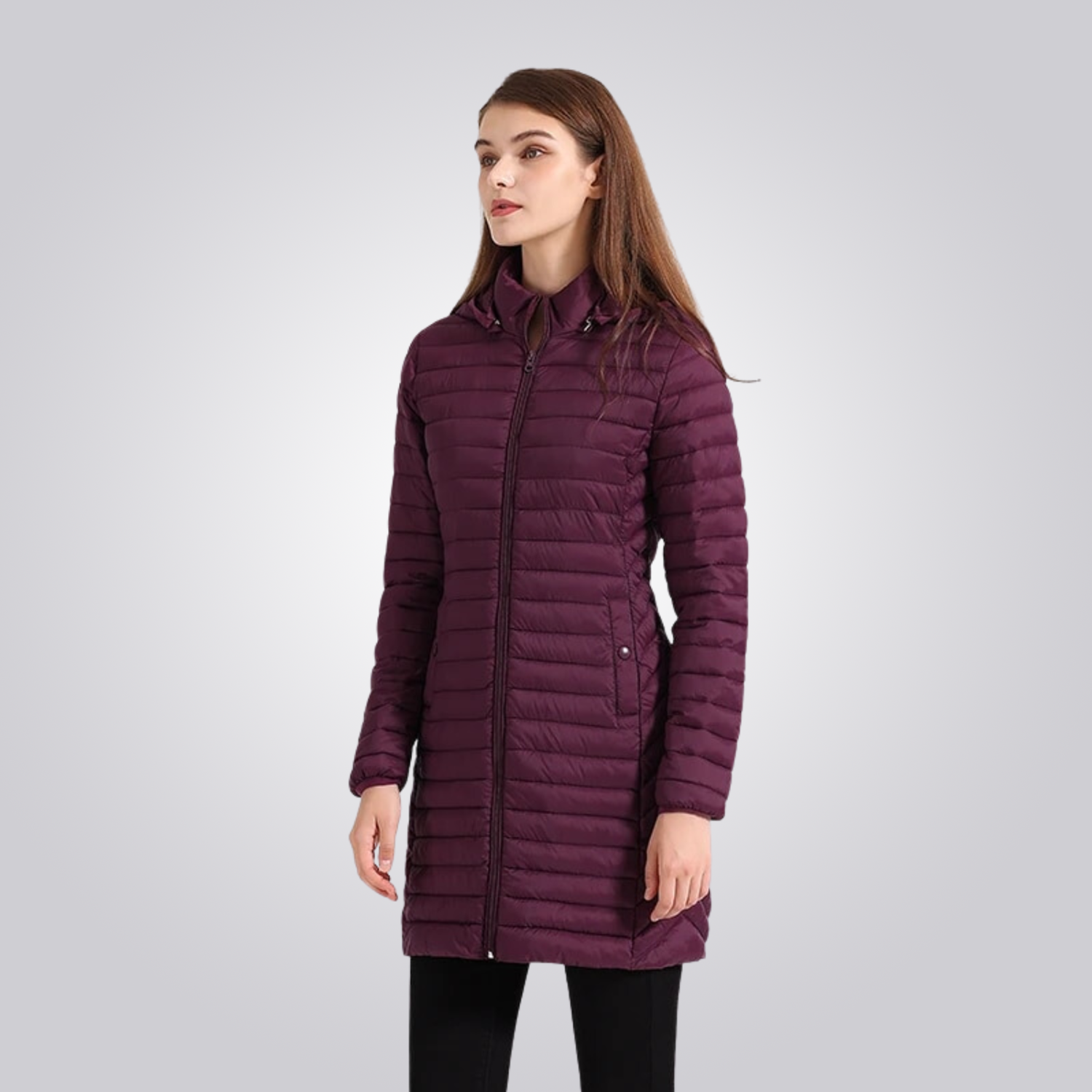 JAQUETA CORDILHEIRA LONG PUFFER FEMININA