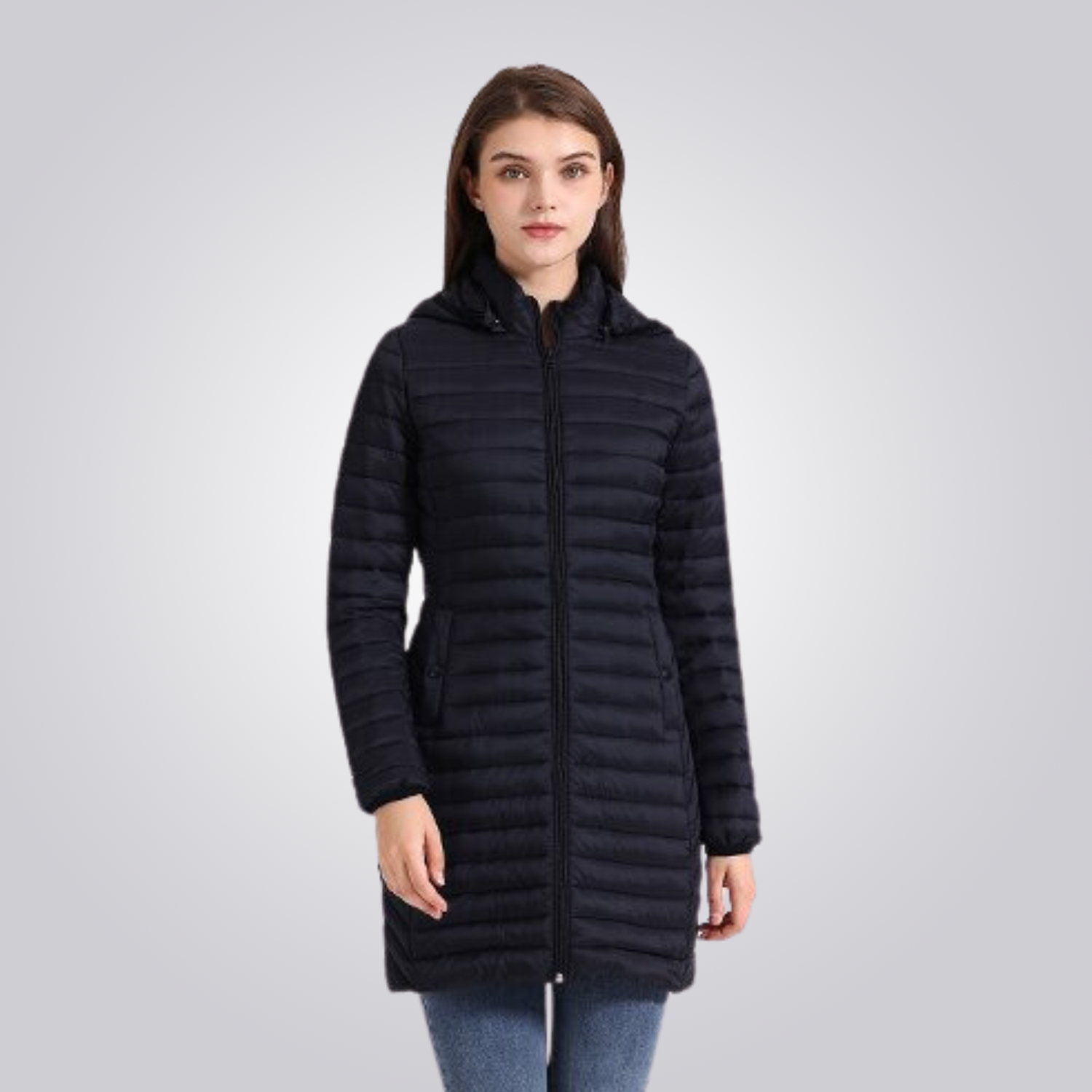 JAQUETA CORDILHEIRA LONG PUFFER FEMININA