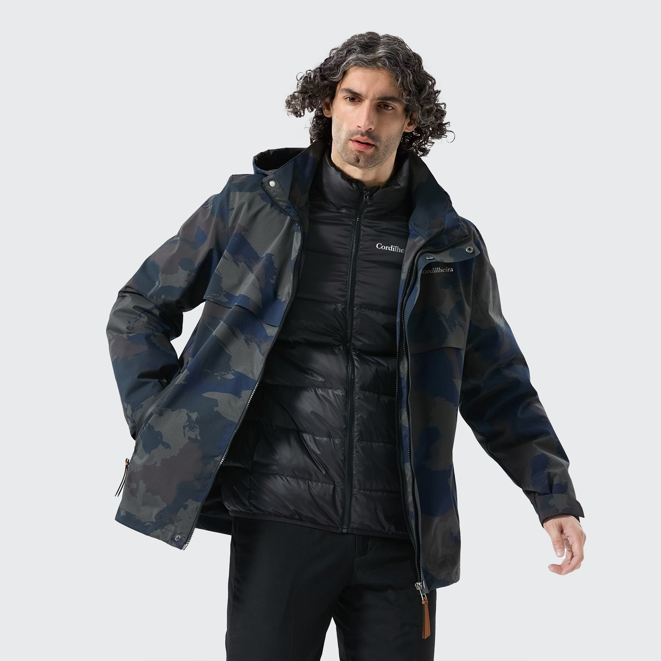 JAQUETA PUFFER 3 EM 1 CORDILHEIRA STORMHOOD