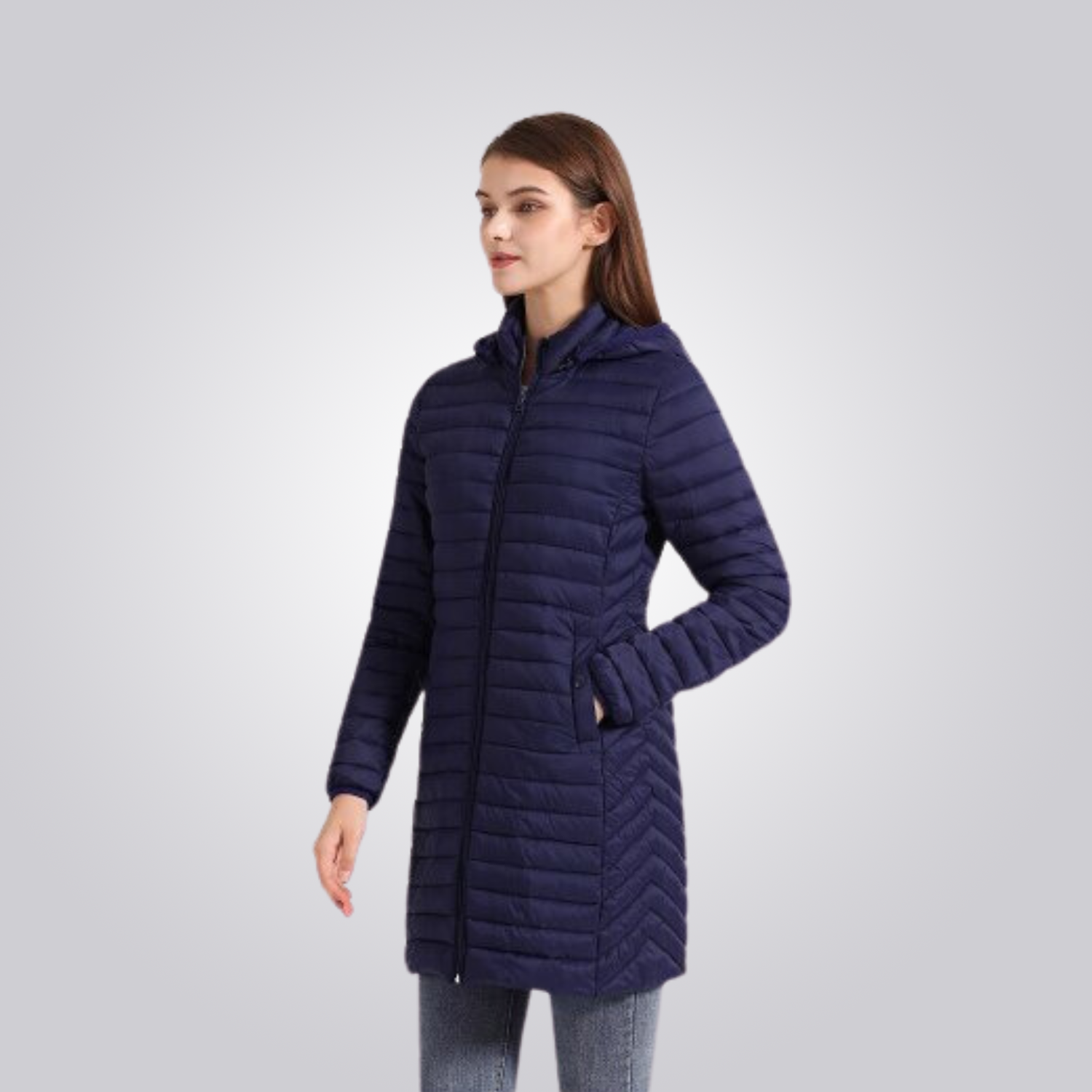 JAQUETA CORDILHEIRA LONG PUFFER FEMININA