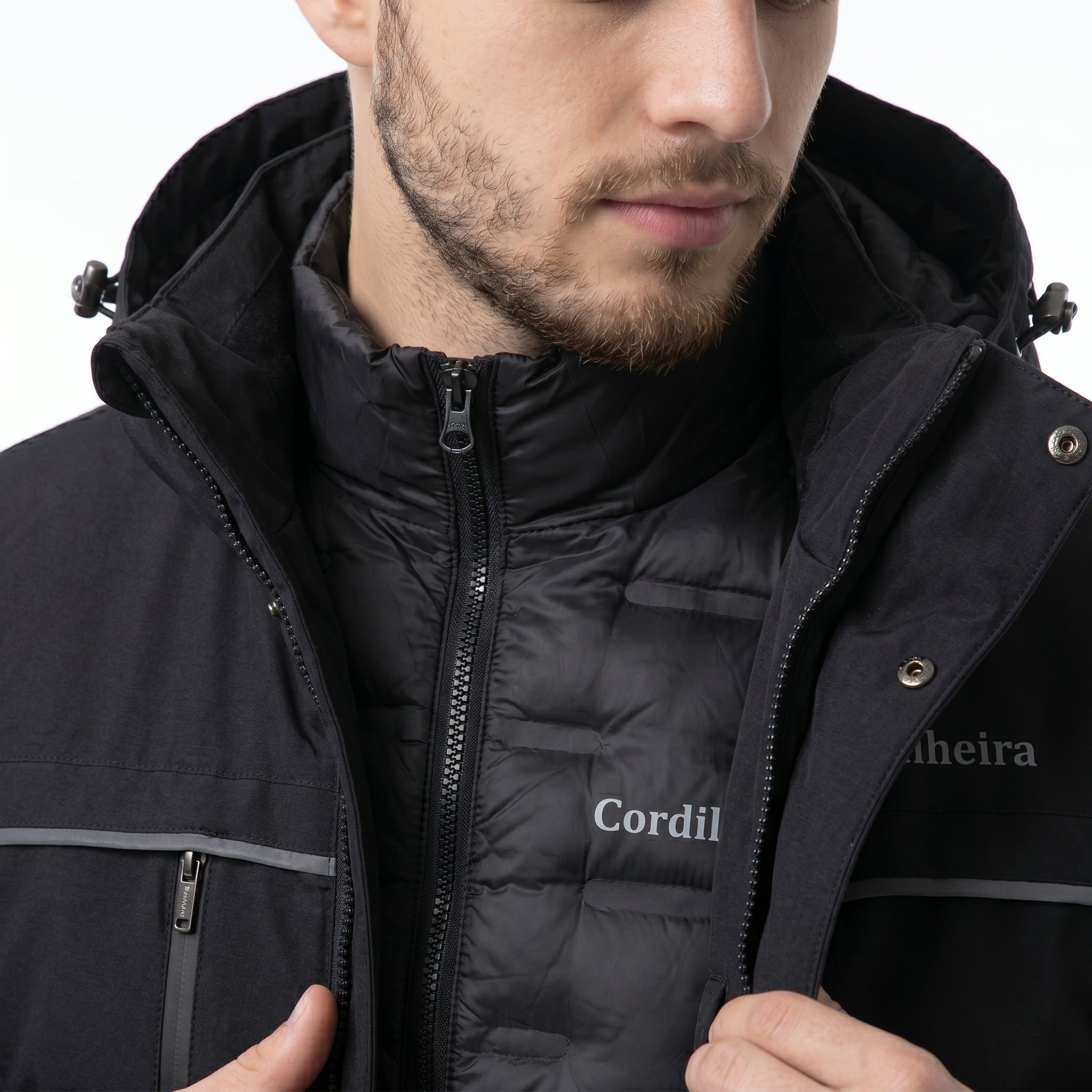 JAQUETA PUFFER 3 EM 1 CORDILHEIRA HYBRID MASCULINA