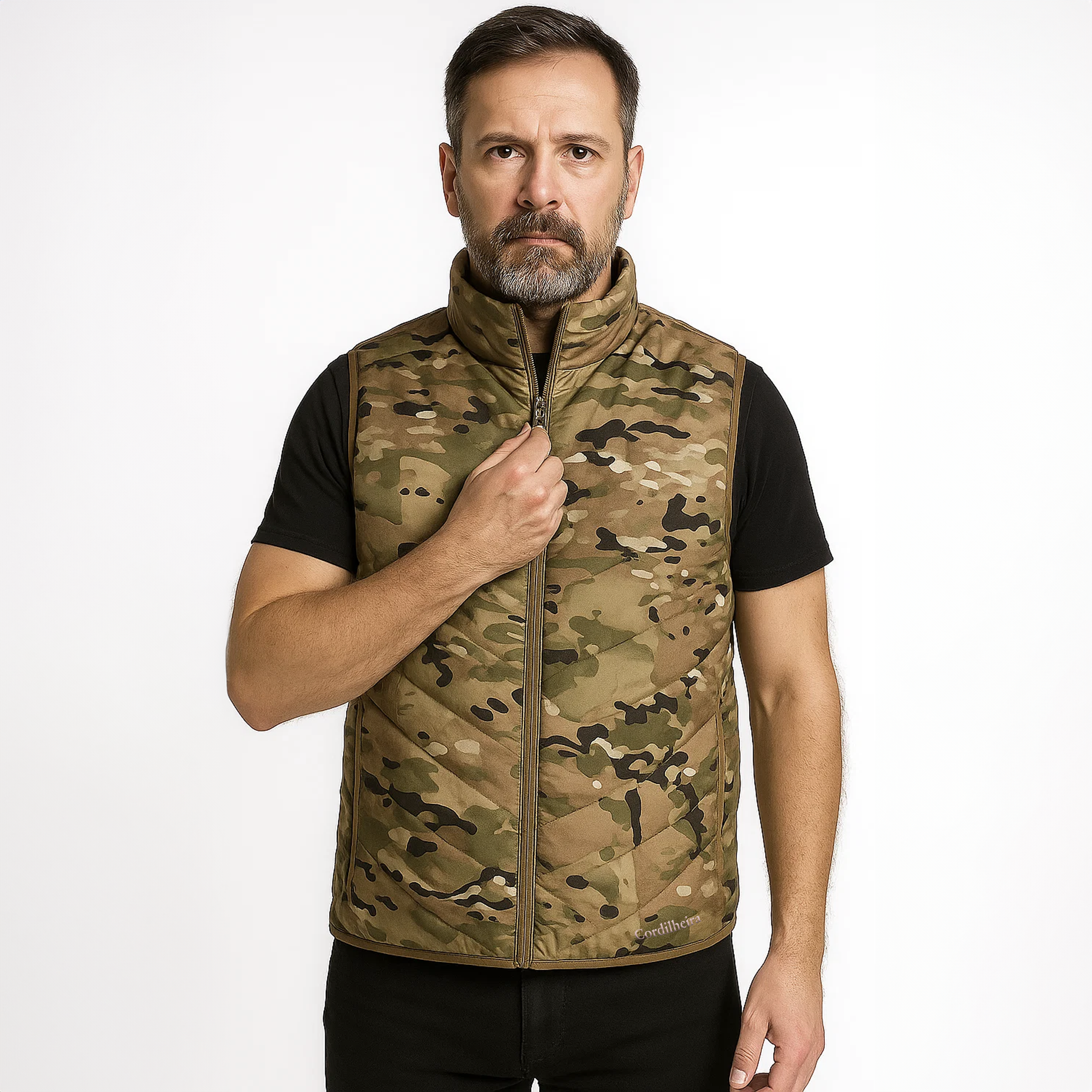 COLETE PUFFER CORDILHEIRA FRONTLINE MASCULINO