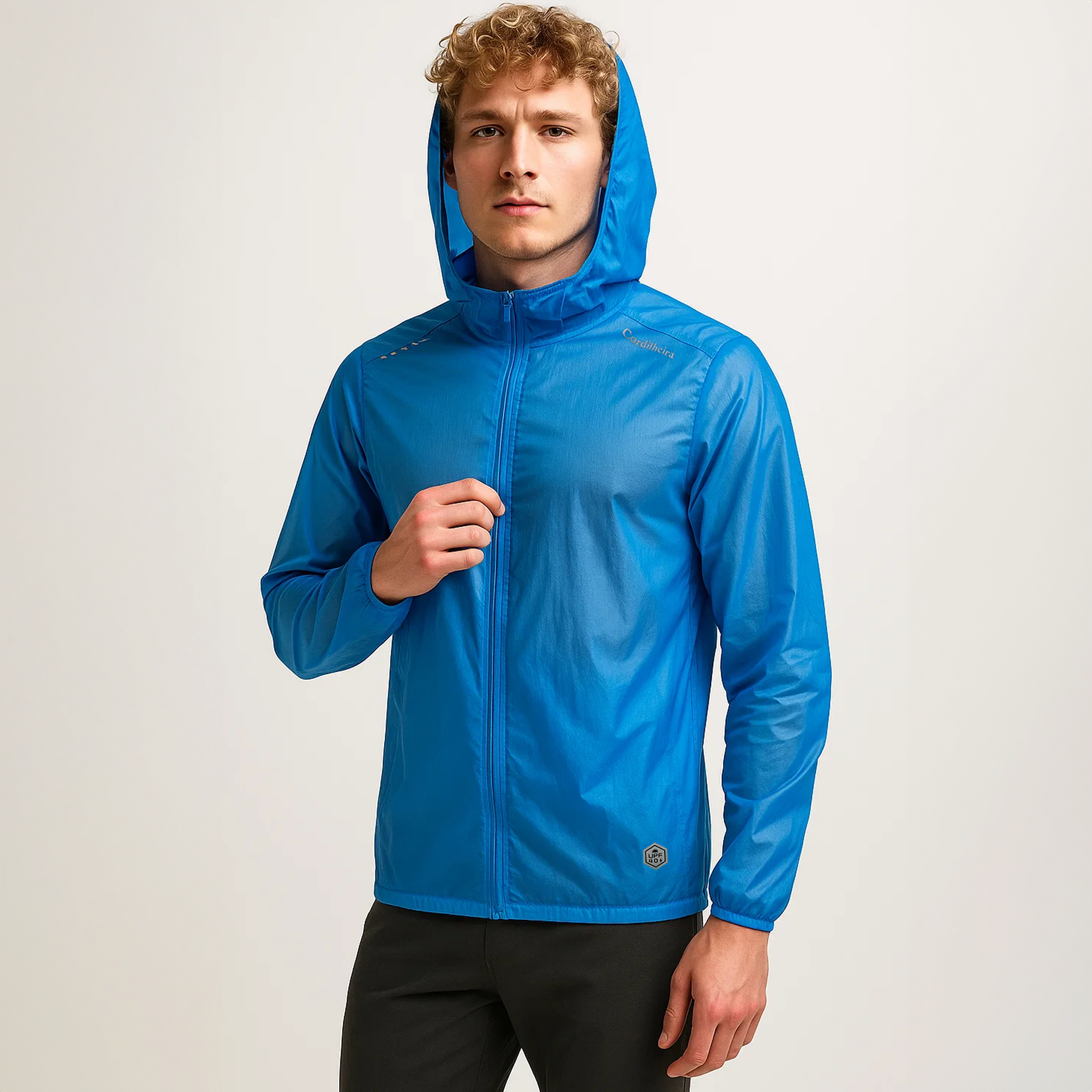 CORTA-VENTO CORDILHEIRA WHISPER IMPERMEÁVEL UV40+ MASCULINA