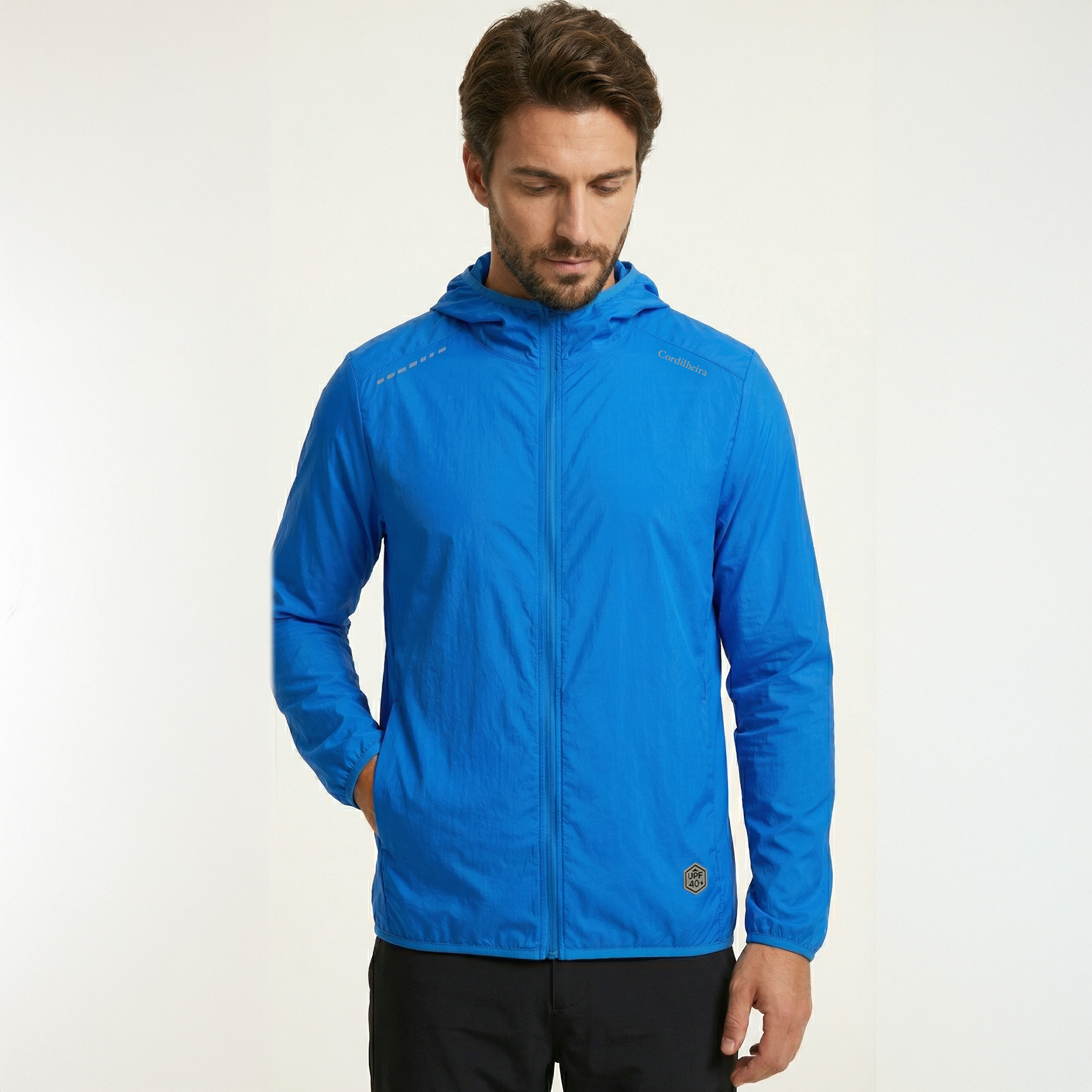 CORTA-VENTO CORDILHEIRA WHISPER IMPERMEÁVEL UV40+ MASCULINA