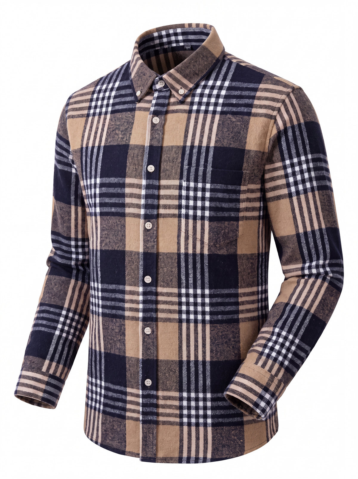 CAMISA CORDILHEIRA WOODSMAN ALGODÃO DUPLO ESCOVADO